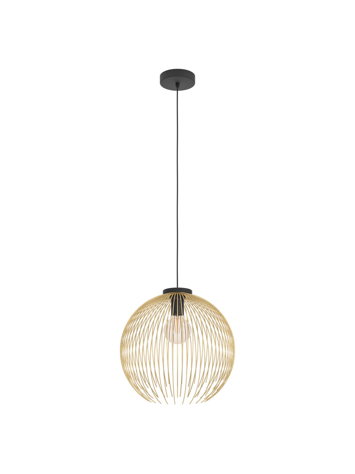 Eglo Venezuela Pendant Ø400 Black/gold - Lampen - 901003
