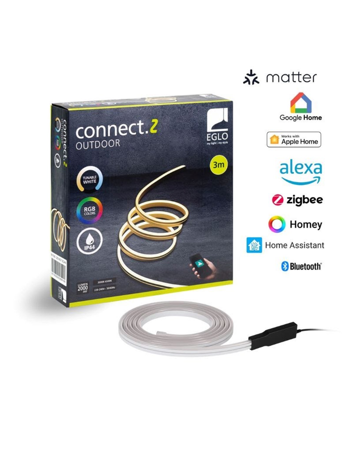 Eglo Flatneon Z Light Strip Rbg+TW 3 Meters - Smart Home - 901095