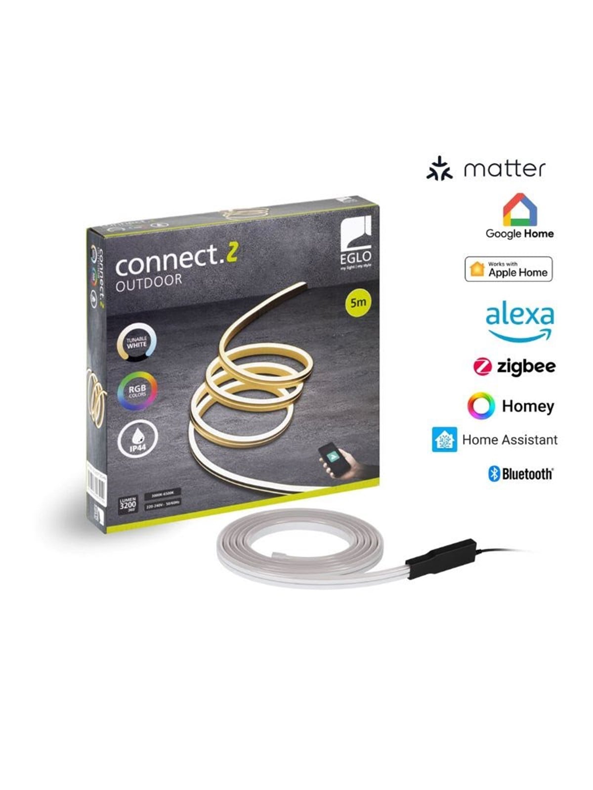 Eglo Flatneon Z Light Strip Rbg+TW 5 Meters - Smart Home - 901092