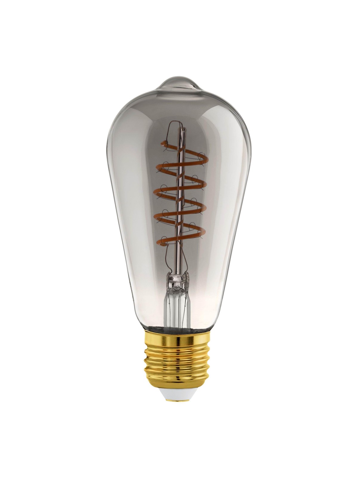 Eglo Connect-z Led St64 Spiral 4W 2000k E27 Smoky - Smart Home - 110285