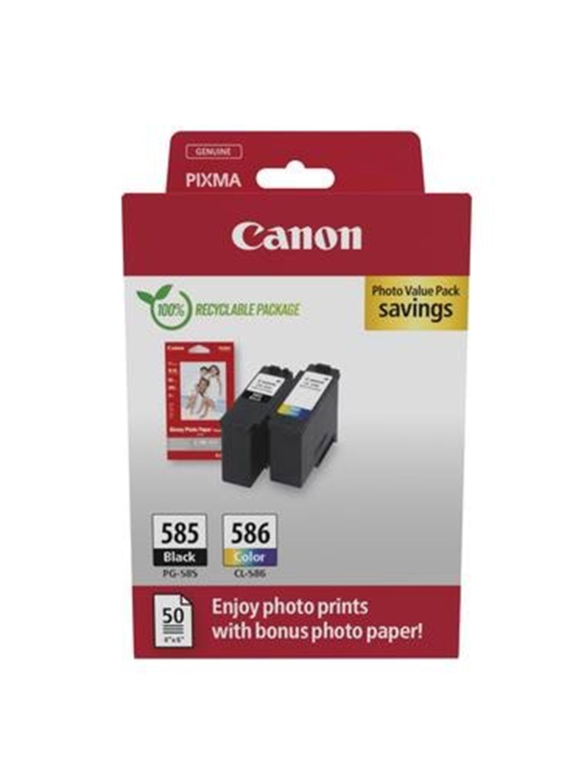 Canon PG 585/cl-586 / 6205c004 Photo Value Pack - Papier Fotopapier Und Etiketten