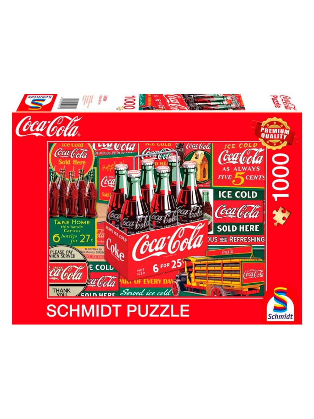Schmidt Puzzle - Coca Cola Classic (1000 Pieces) Boden - Sch9914