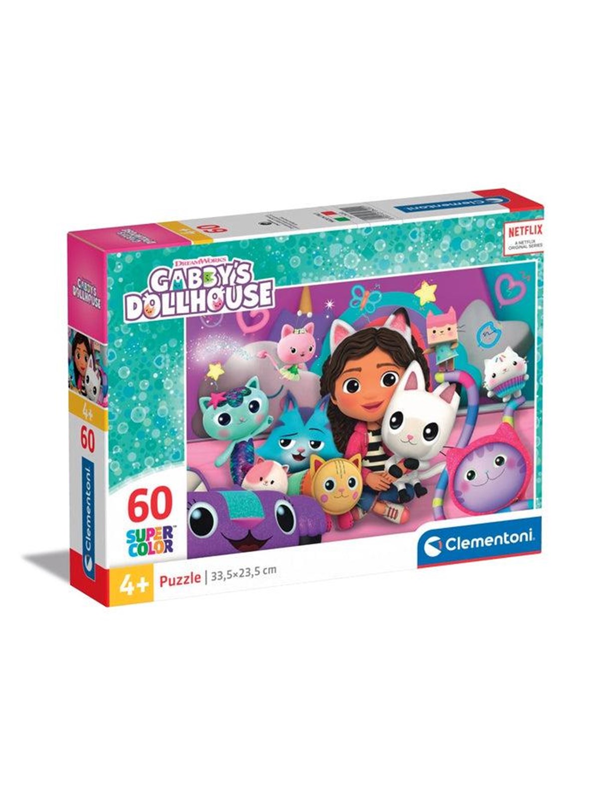 Clementoni Gabby's Dollhouse Super Colour Jigsaw Puzzle (60) - 26202