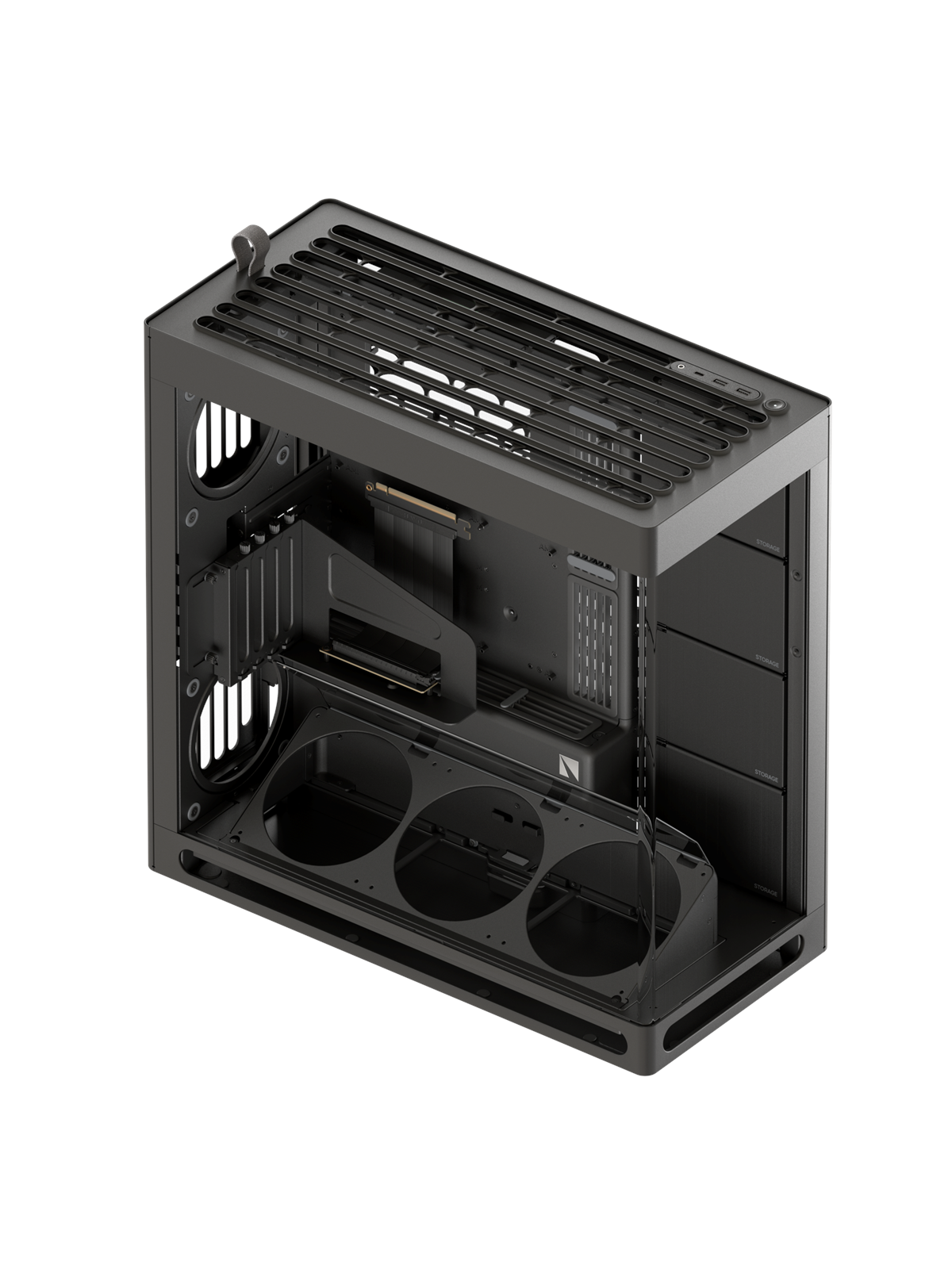 Havn HS 420 Vgpu Black - Gehäuse - Miditower - Schwarz - Gehaeuse - Hvn-ca-hs420-08