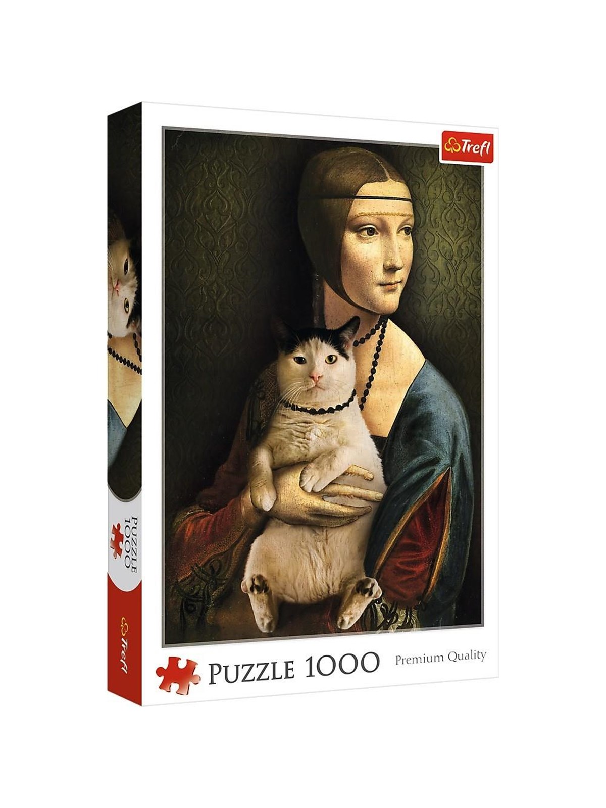 Trefl Puzzle - Lady With a Cat (1000 Pieces) Boden - Tfl10663