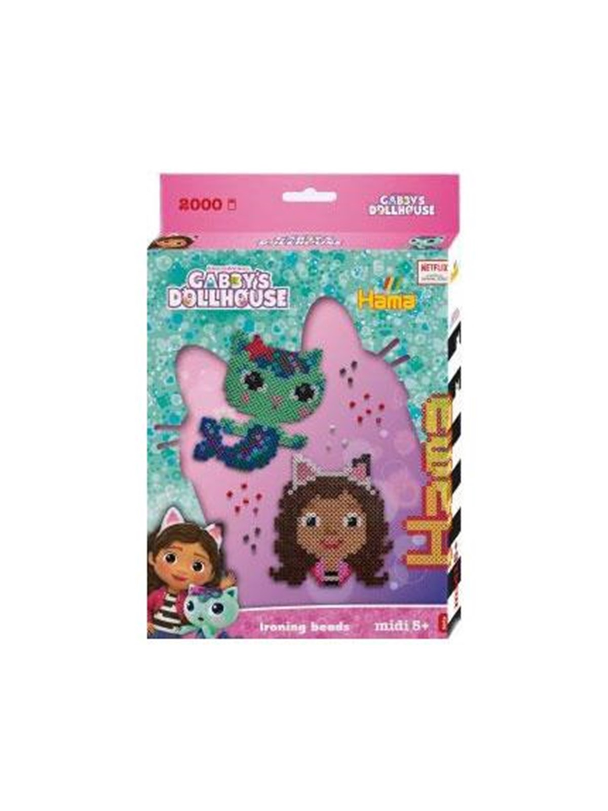Hama Ironing Bead Set - Gabby's Dollhouse 2000 Pcs - Kreativ Spiele - 7975