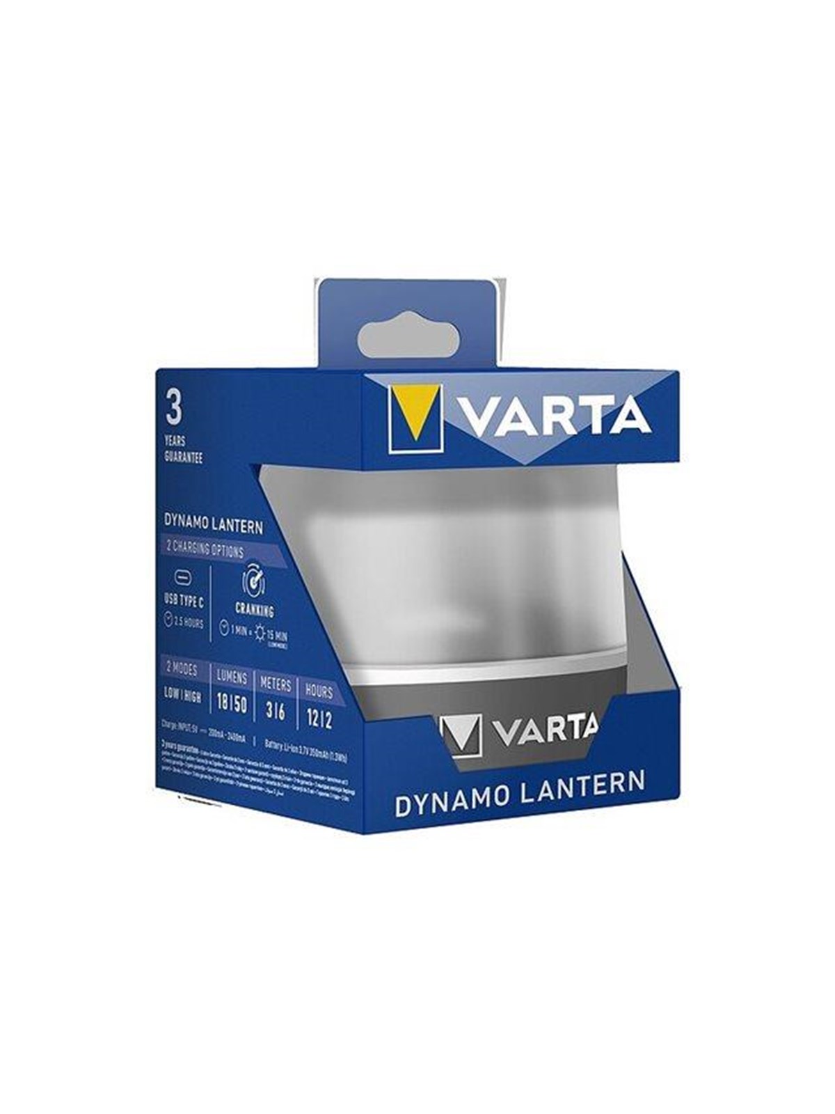 Varta - Camping Light - Led - Multicolour Light - Lantern - Anthracite White - Smart Home - 17670 101 111