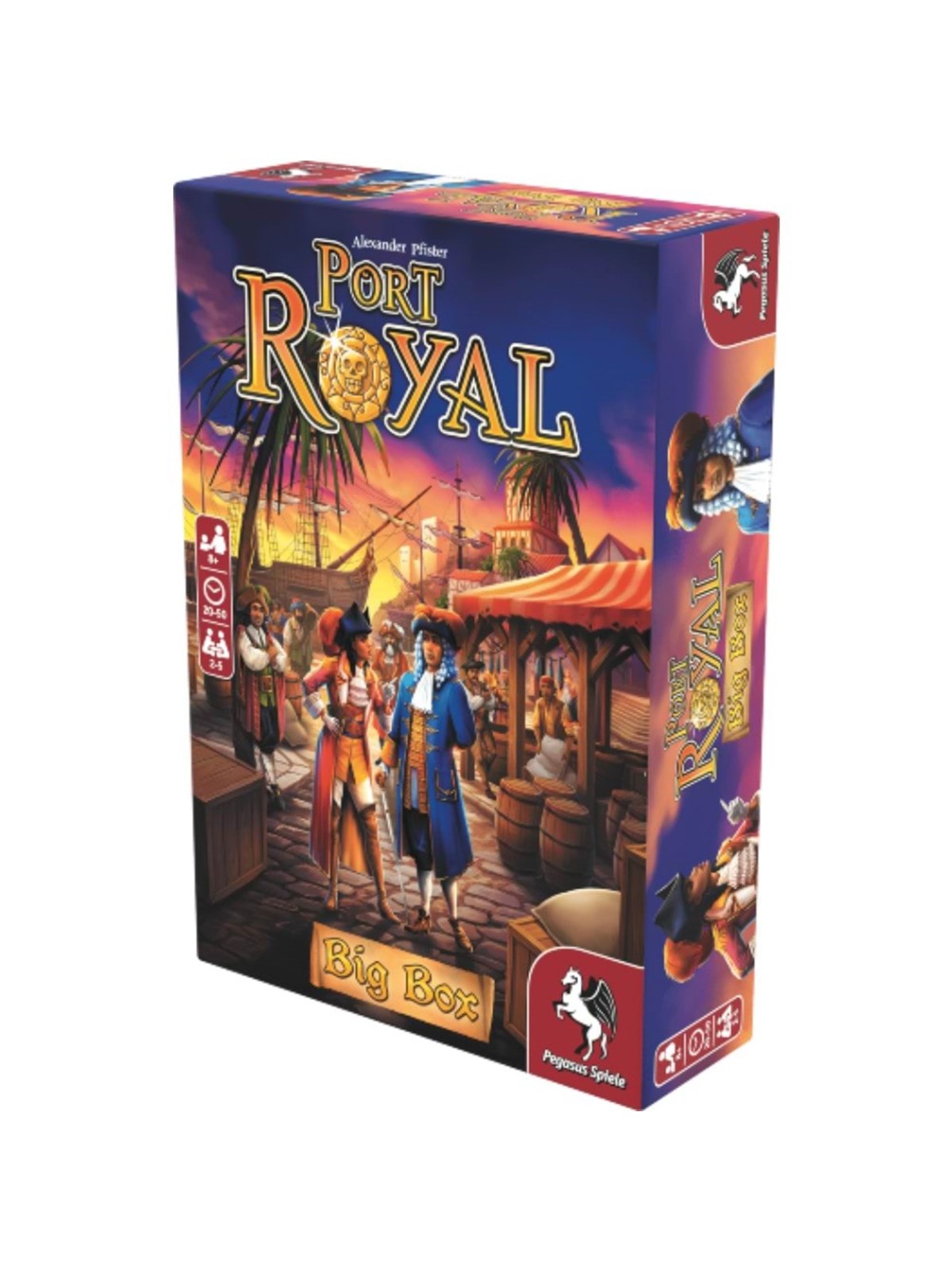 Pegasus Spiele Port Royal Big Box (EN) - Brettspiele - Peg7290