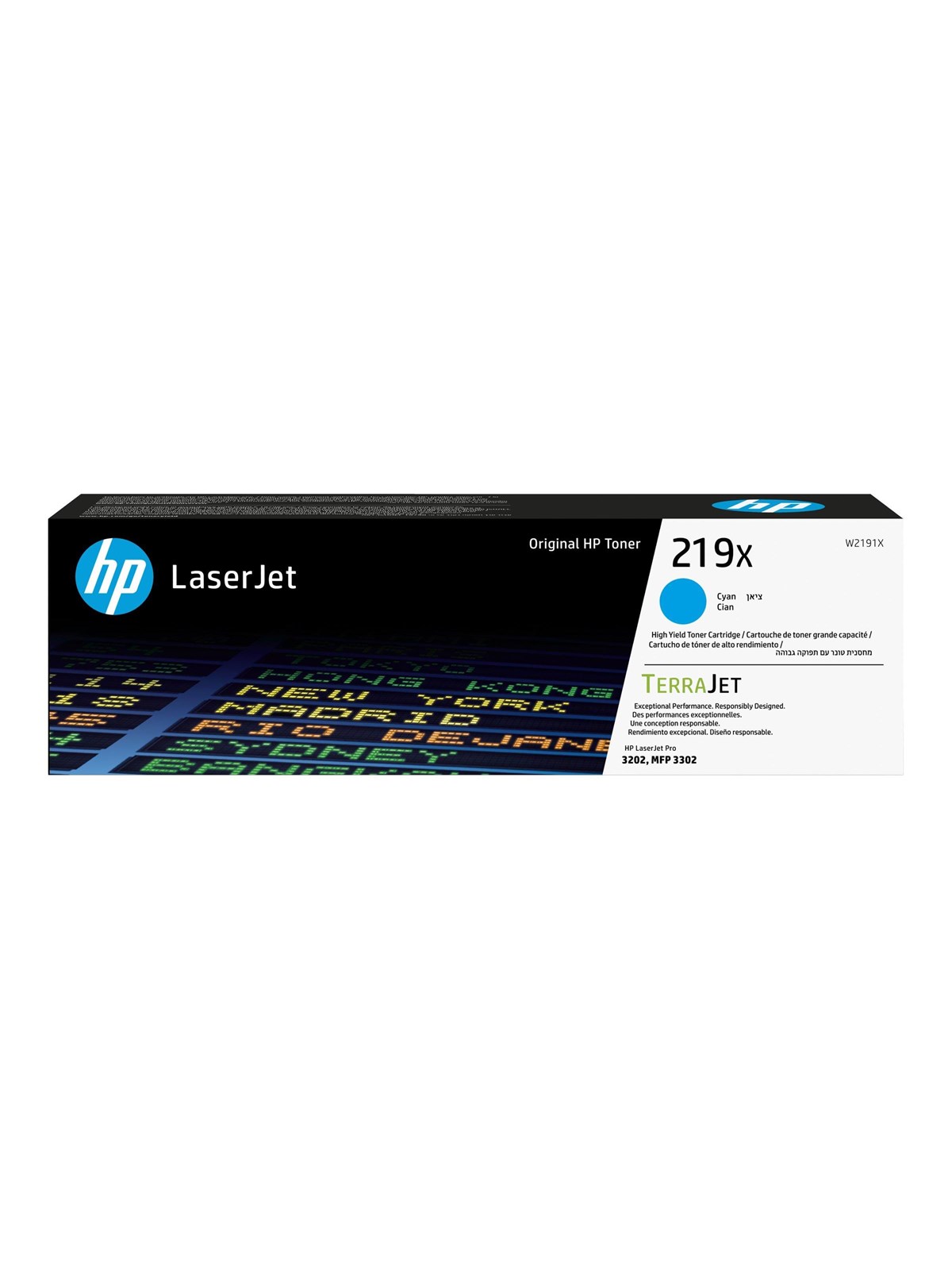 HP 219x / W2191x High Capacity Cyan Toner - Druckerzubehoer Tinte Toner
