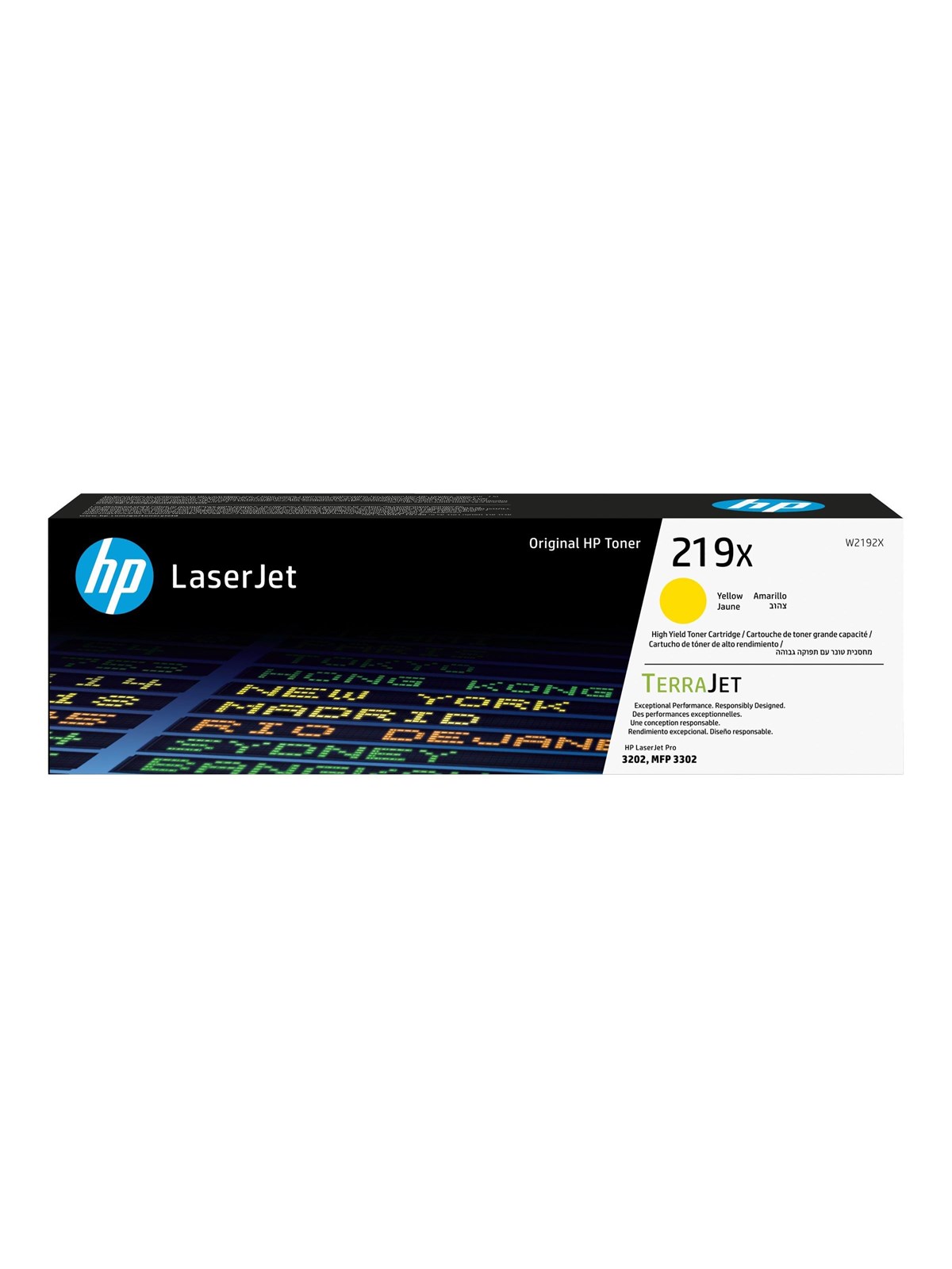 HP 219x / W2192x High Capacity Yellow Toner - Druckerzubehoer Tinte Toner