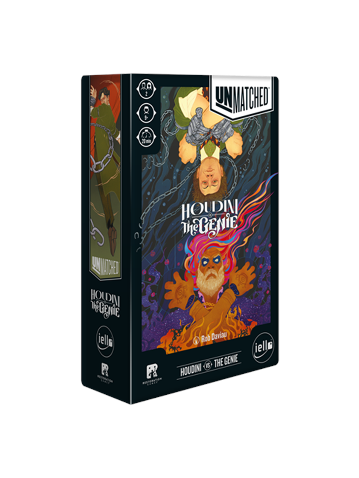 Iello Unmatched: Houdini vs. The Genie (EN) - Brettspiele - Iel0061