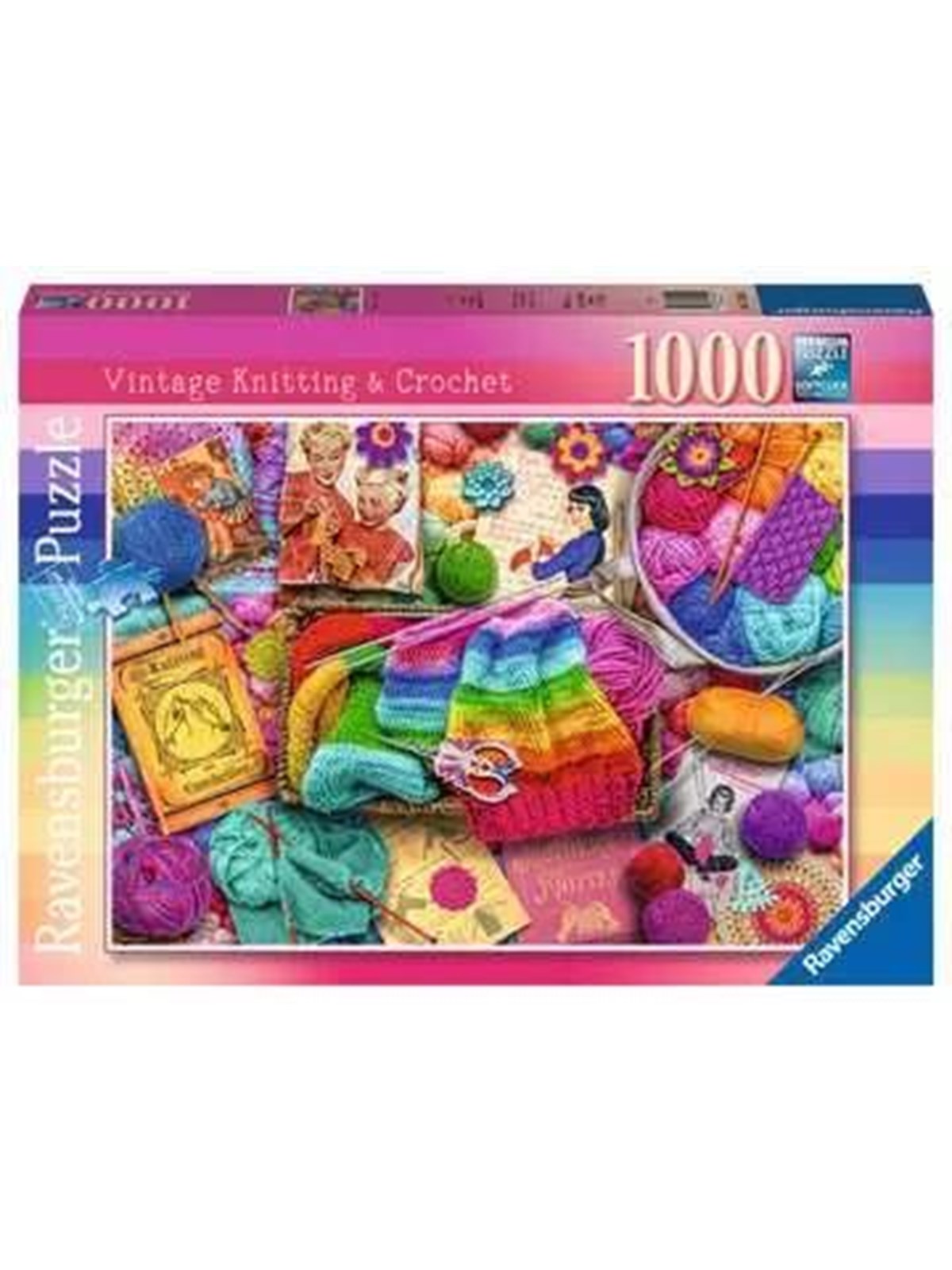 Ravensburger Vintage Knitting & Crochet 1000p - Puzzle - 12001080