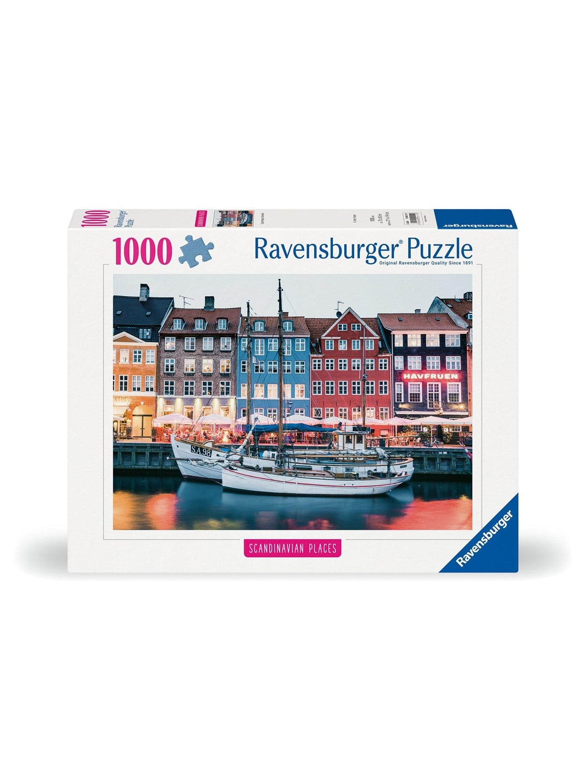 Ravensburger Scandinavian Copenhagen Denmark 1000p - Puzzle - 12000111