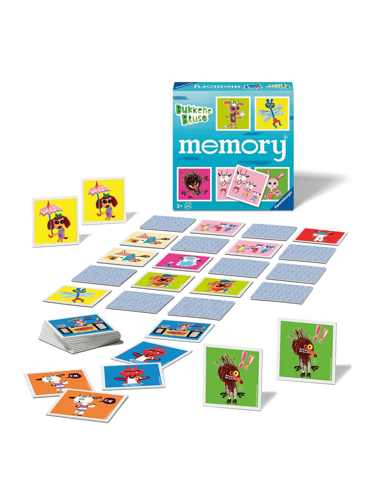 Ravensburger Bukkene Bruse Memory - Vendespil - Brettspiele - 10623018