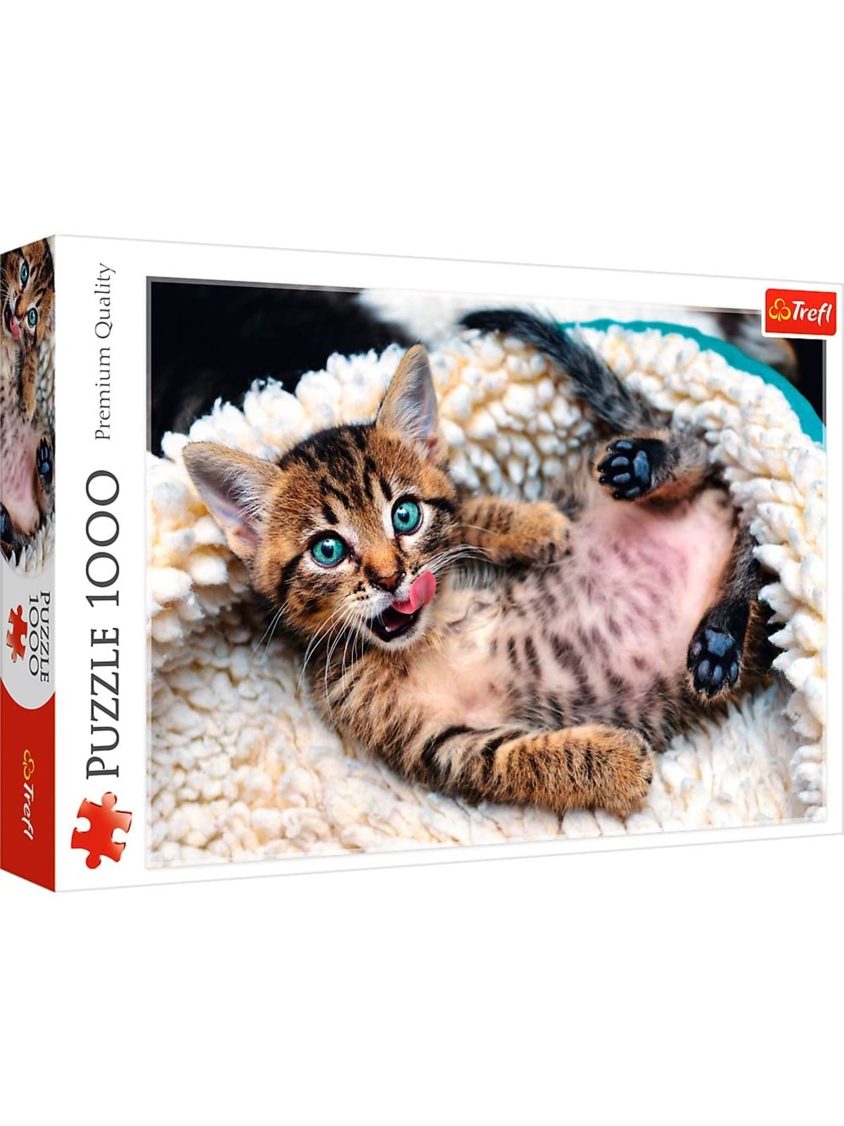 Trefl Puzzle - Cheerful Kitten (1000 Pieces) Boden - Tfl10448