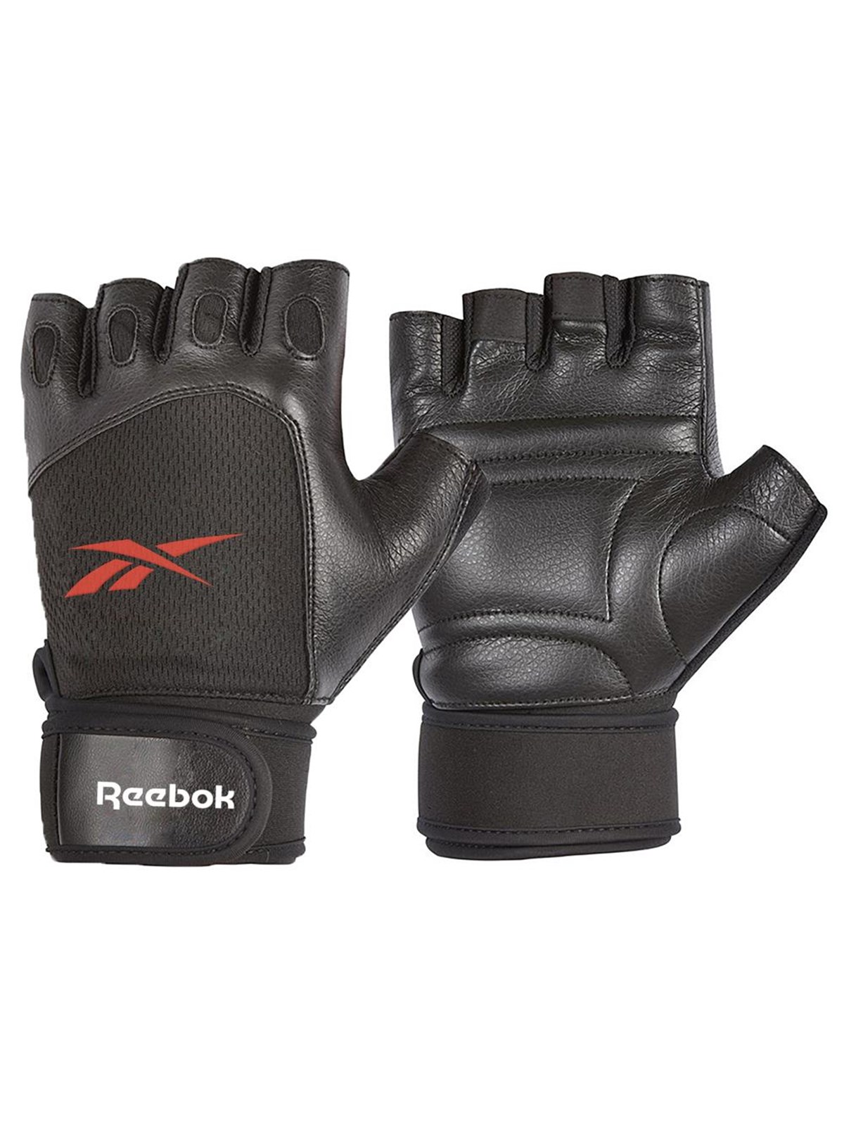 Reebok Lifting Gloves - Black Red/s - Sport Fitness - Ragb-15613