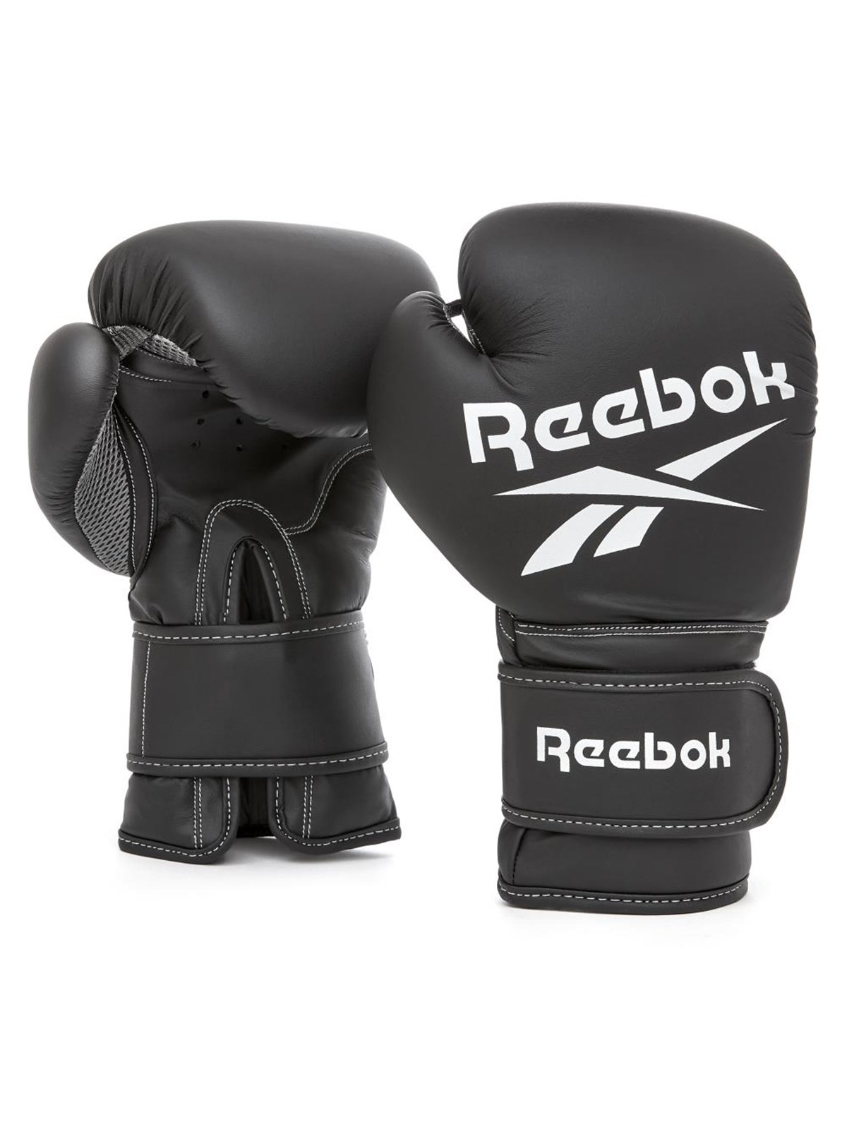 Reebok Retail Boxing Gloves - 12oz Black - Sport Fitness - Rscb-12010bk-12