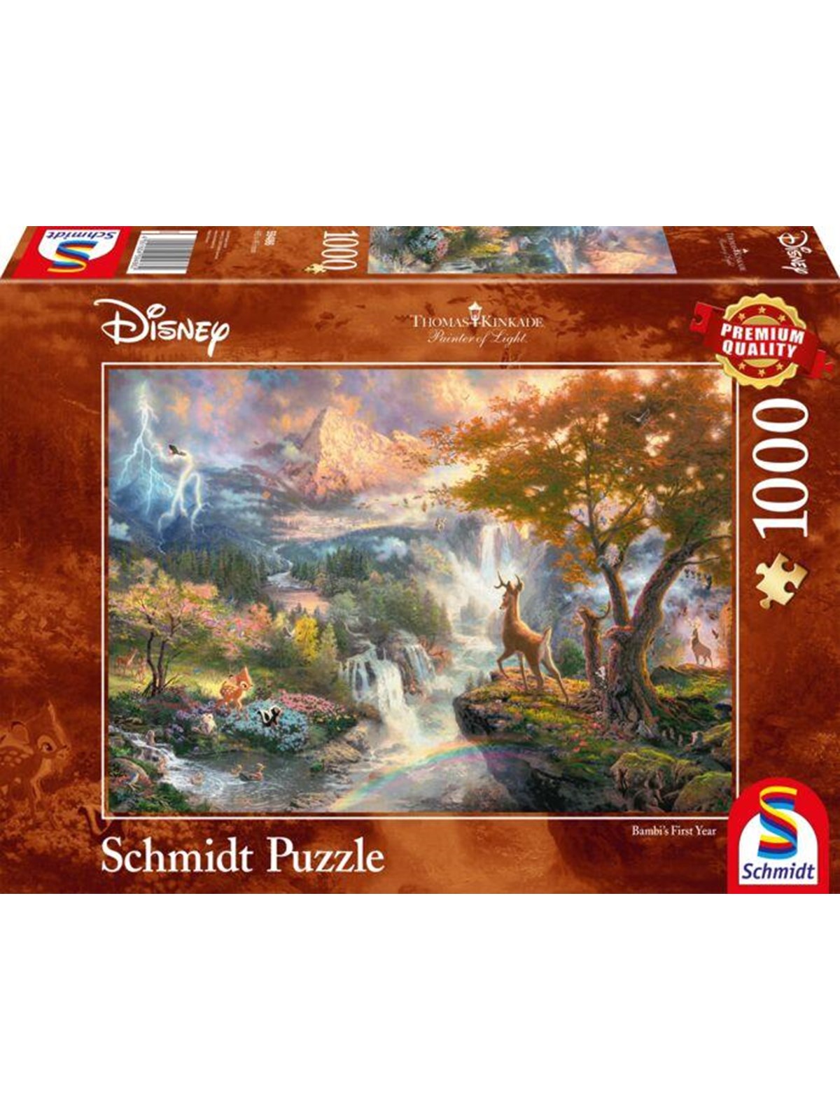 Schmidt Puzzle - Thomas Kinkade: Disney - Bambi (1000) - 59486
