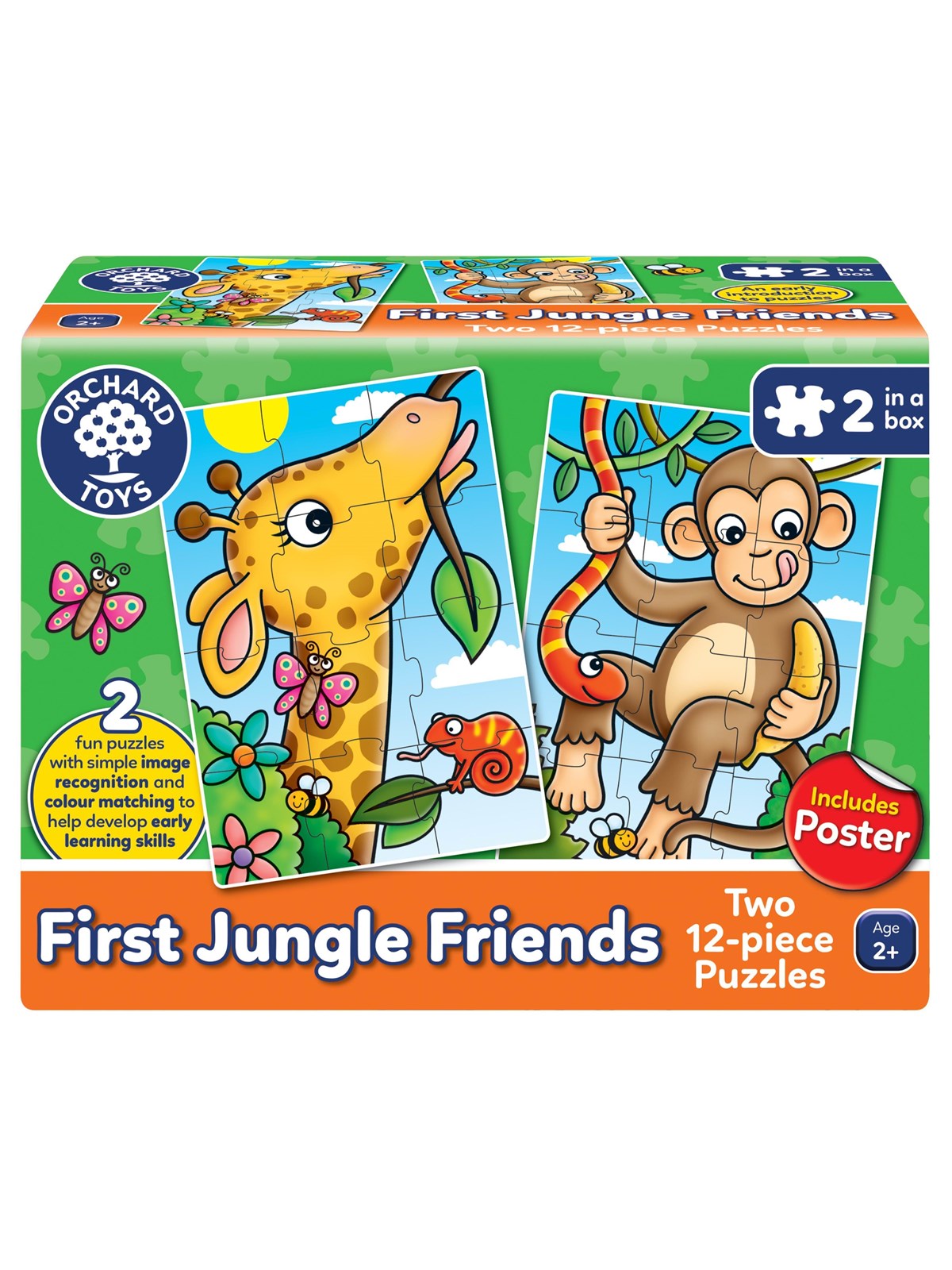 Orchard First Jungle Friends - Puzzle Set Boden - 600293