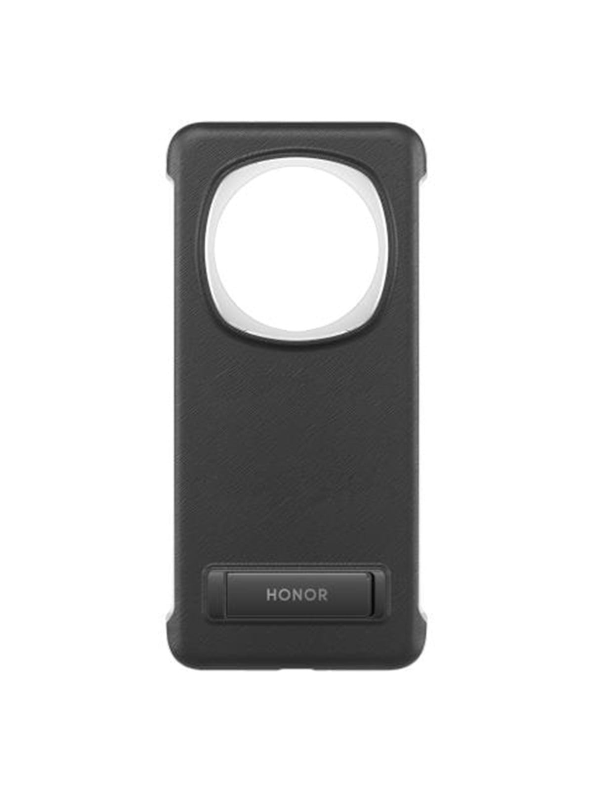 Honor Magic6 Pro PU Bracket Case - Black - Handys Cover Cases - 5199aarh