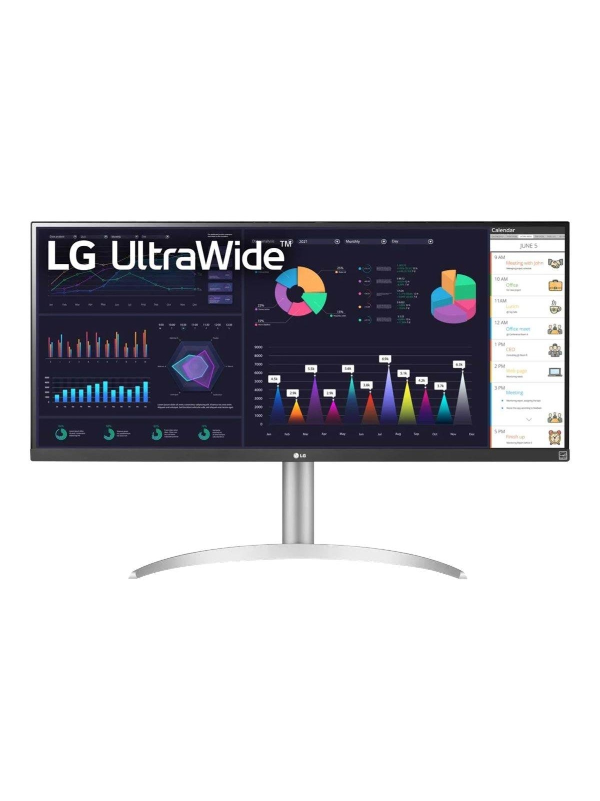 34" LG 34wq650-w - 2560x1080 - 100hz - Ips - Bildschirm - 34wq650-w.Aeu