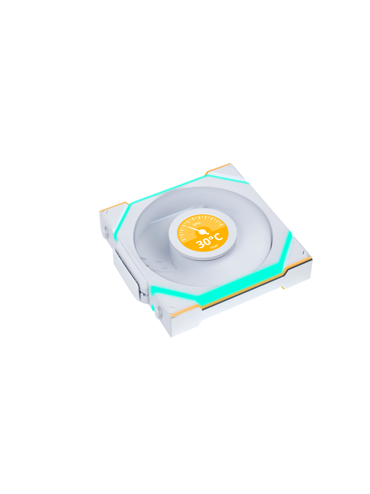 Lian Li Uni Fan SL Wireless Lcd White - Gehäuselüfter - 120mm - Weiß Mit Rgb-beleuchtung - 29 Dba - Gehaeuseluefter - G99.12sllcd1w1w.00