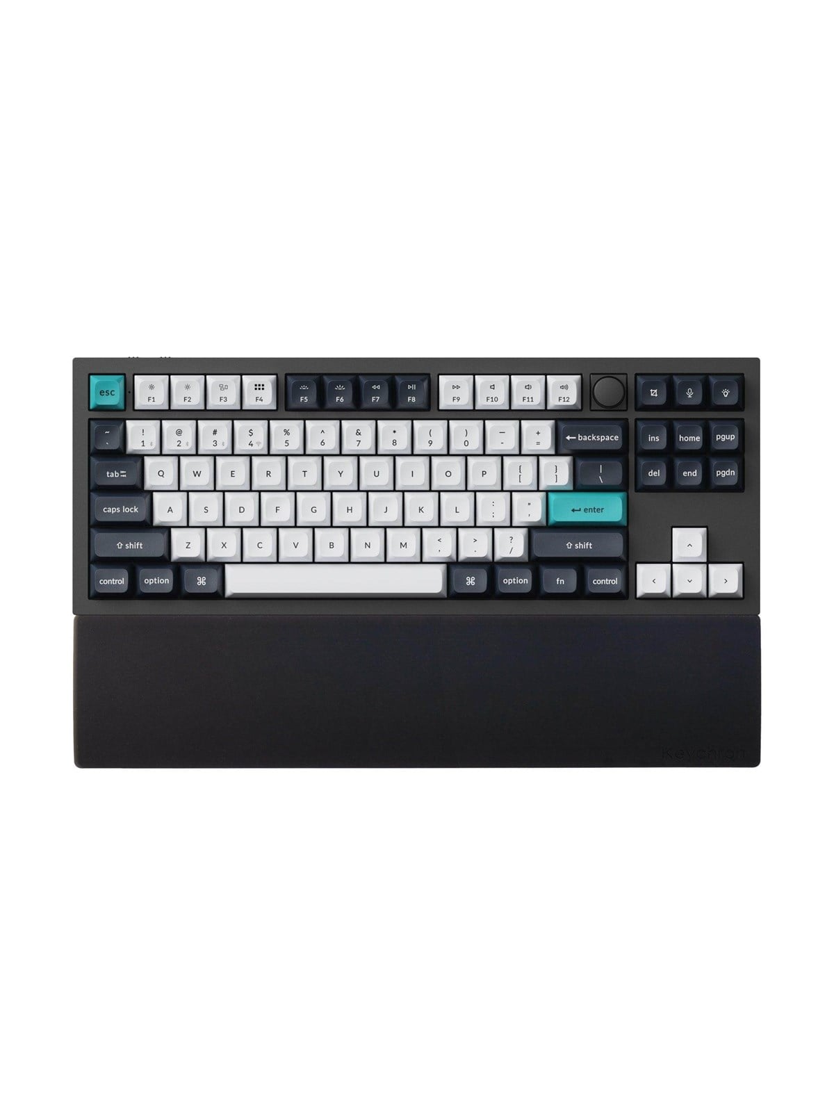 Keychron Silicone Palmrest For Q3 Series / V3 Series - Handgelenkstütze - Schwarz - Tastaturen - Pr50