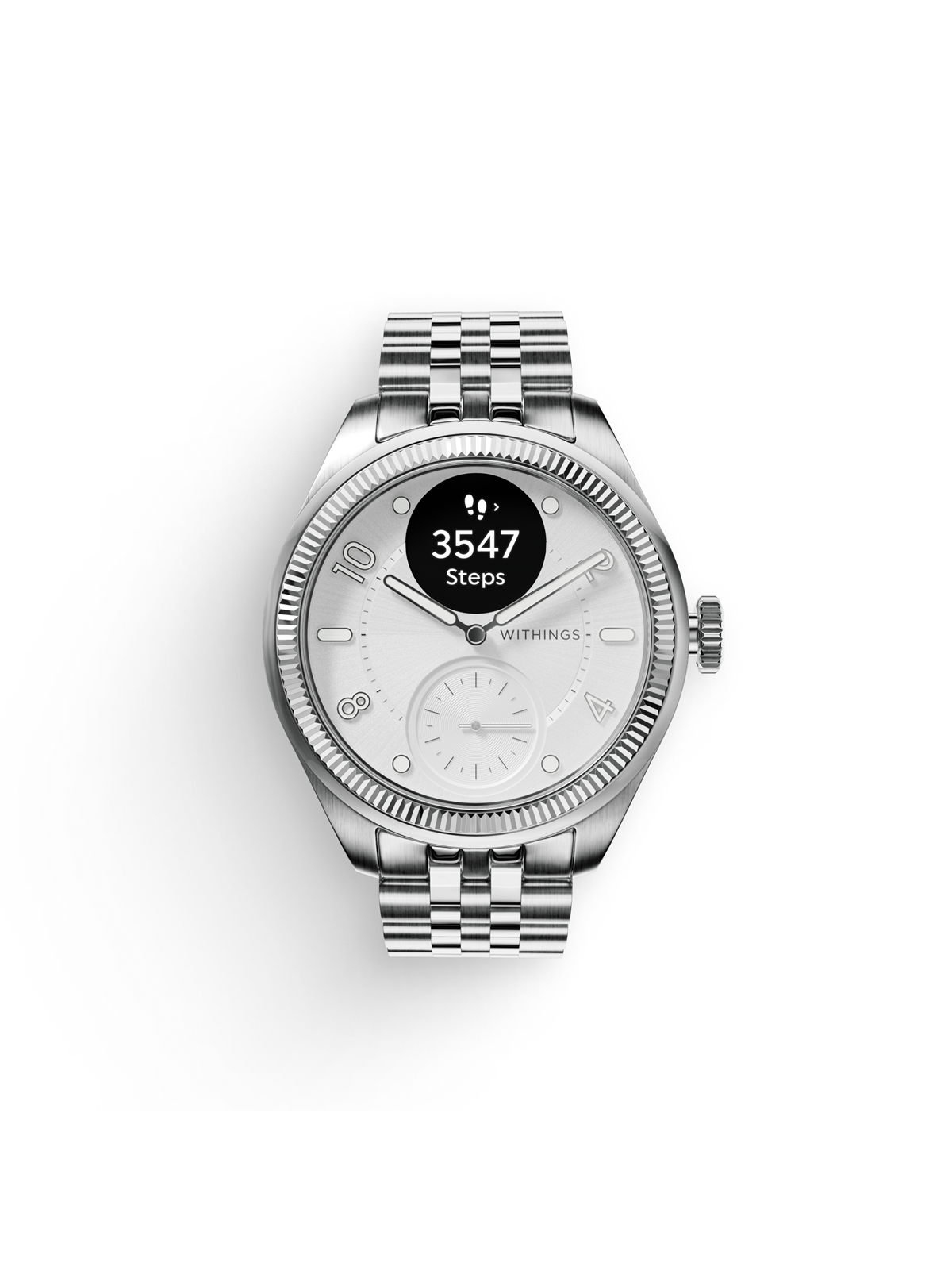 Withings Scanwatch Nova Brilliant Edition 39mm - Titanium Silver - Smartwatches Pulsuhren Sportuhren Schrittzaehler - Hwa10-model 10-all-int