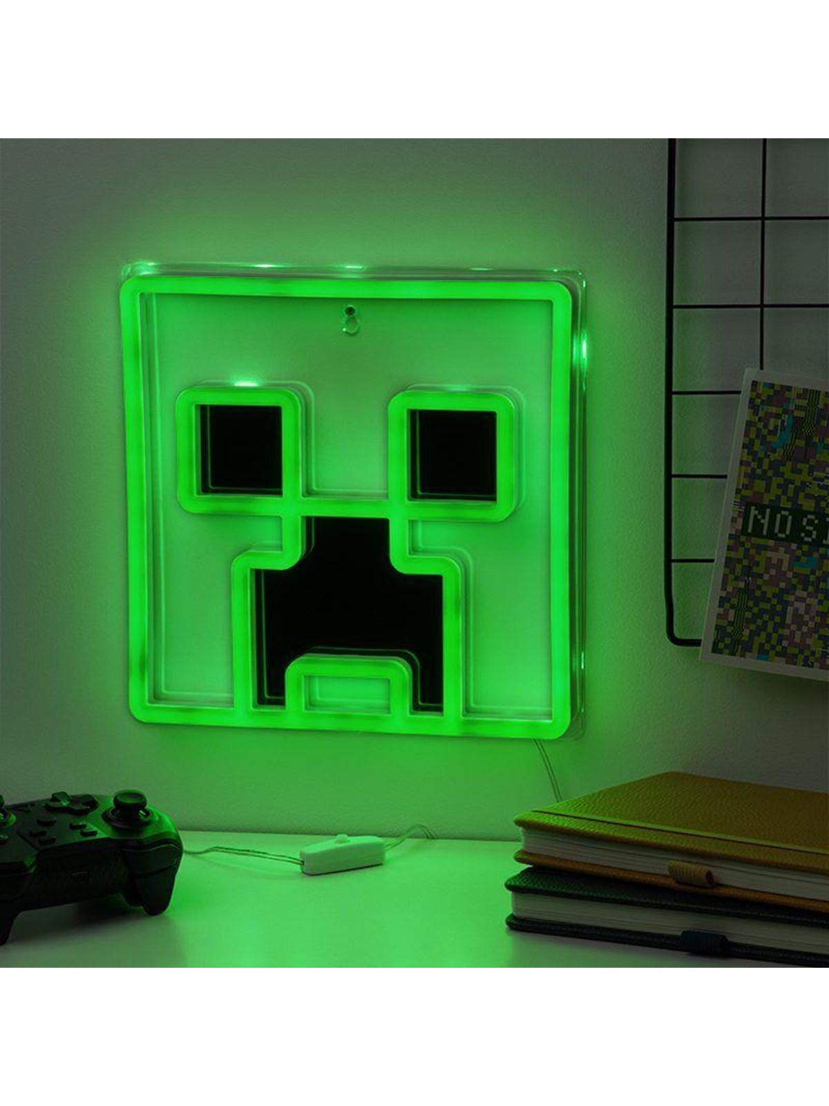 Paladone - Creeper Wall Mountable Led Neon Light - Lampe - Merchandise - Pp14020mcfvn