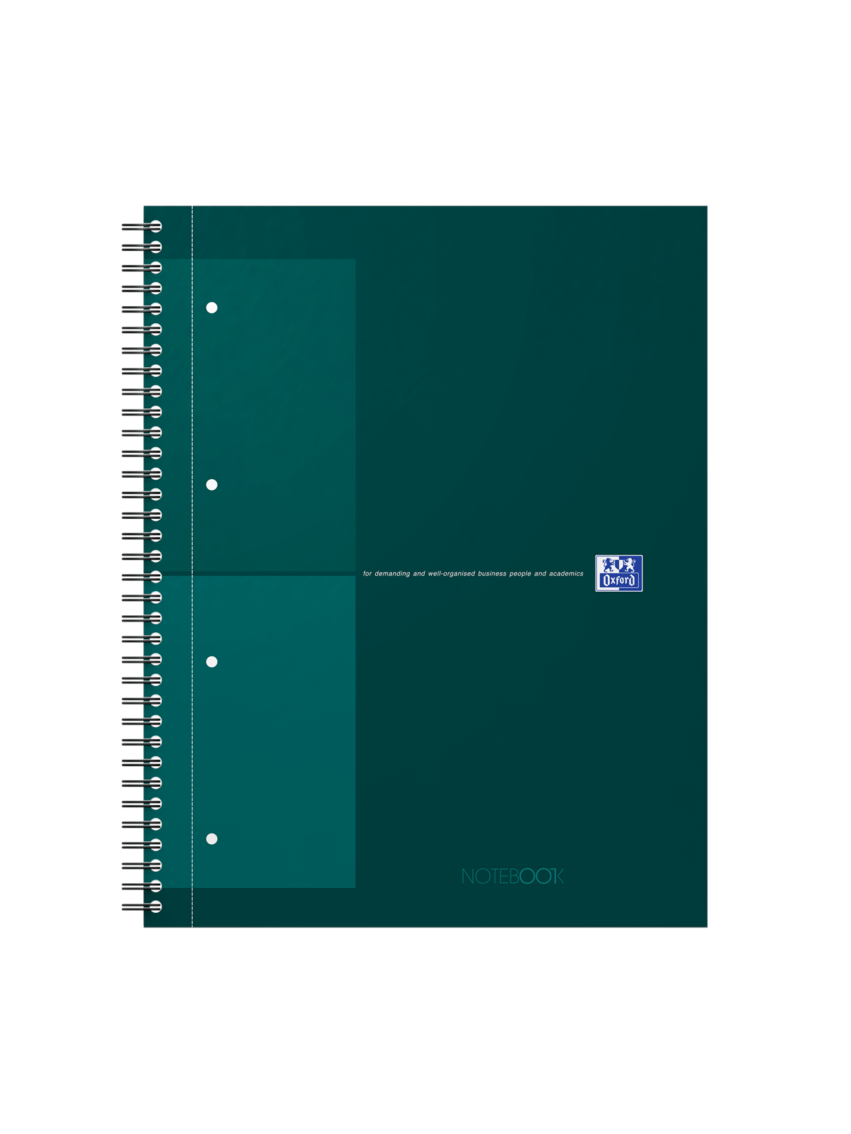 Oxford International A4+ Hardcover Notizbuch, Wire-o Spiralbindung, 5mm Kariert, 80 Blatt Scribzee Kompatibel, 30. Jahre Jubiläums Edition, Sortierte 