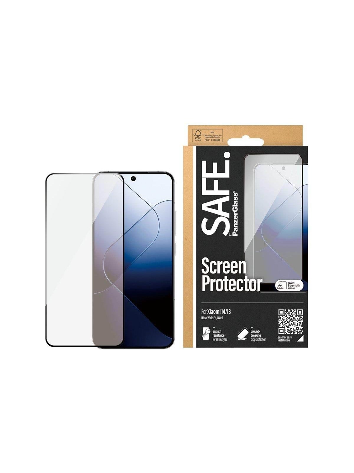 Safe by Panzerglass Screen Protector Xiaomi 14 | 13 | Ultra-wide Fit - Handys Schutzfolie - Safe95347