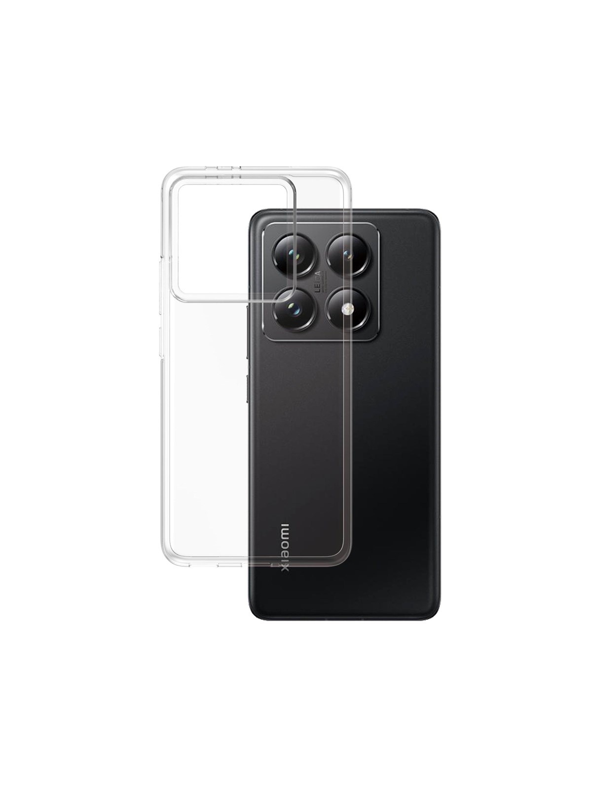 Care by Panzerglass Fashionable Case Transparent X-ray Soft Basic Xiaomi 14t Pro 5G - Handys Cover Cases - Crrfaxrg58319
