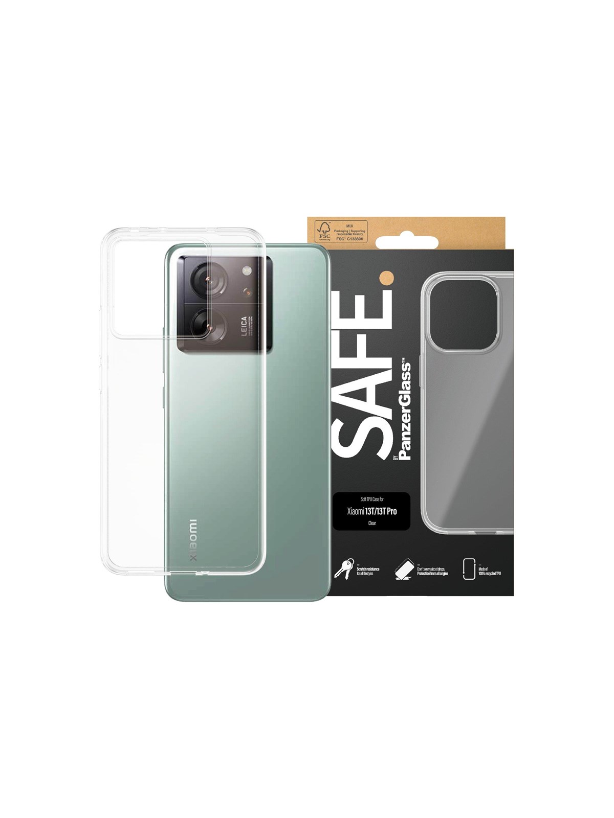 Safe by Panzerglass Tpu Case Xiaomi 13t | 13t Pro - Handys Cover Cases - Safe95631