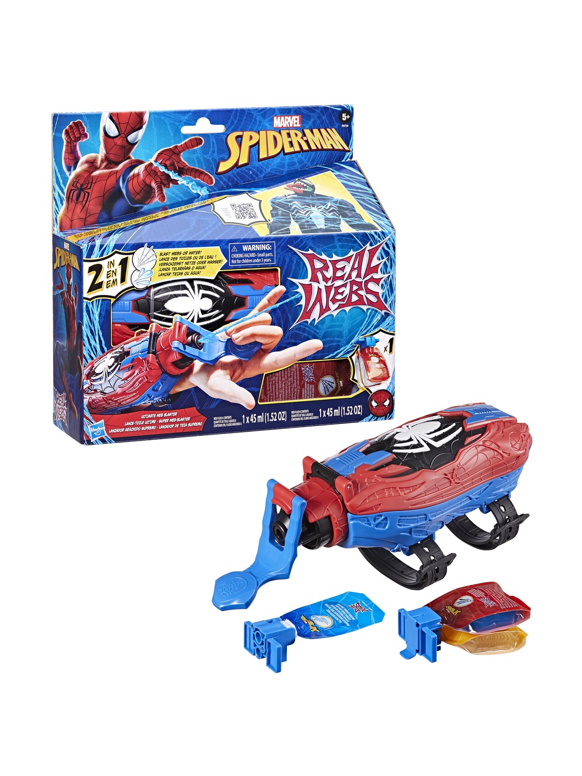 Marvel Spider-man Real Webs Ultimate Web Blaster - Rollenspiele - F87345l00
