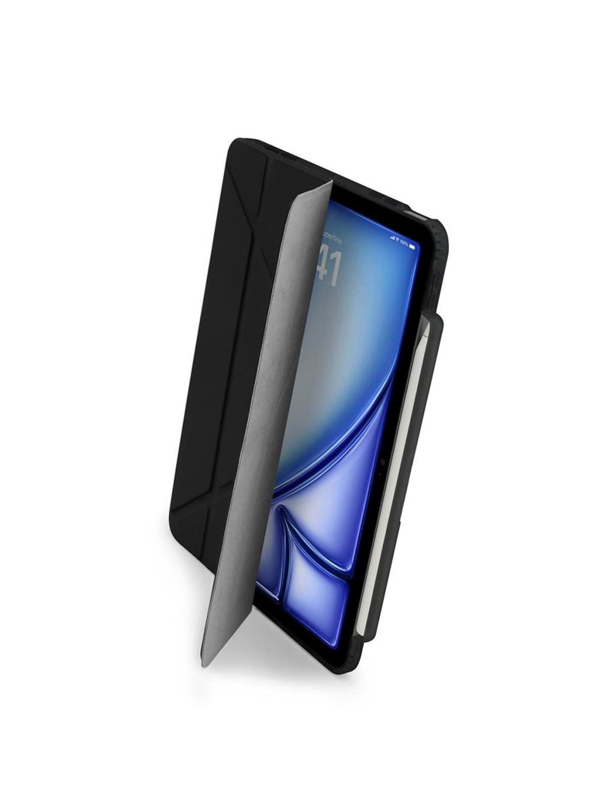 Pipetto Origami No3 Pencil Case - Black - Ipad Air 11" (2025/2024)/ Ipad Air 10.9 (2022/2020) - Tablets Cover Case - P053-49-ad