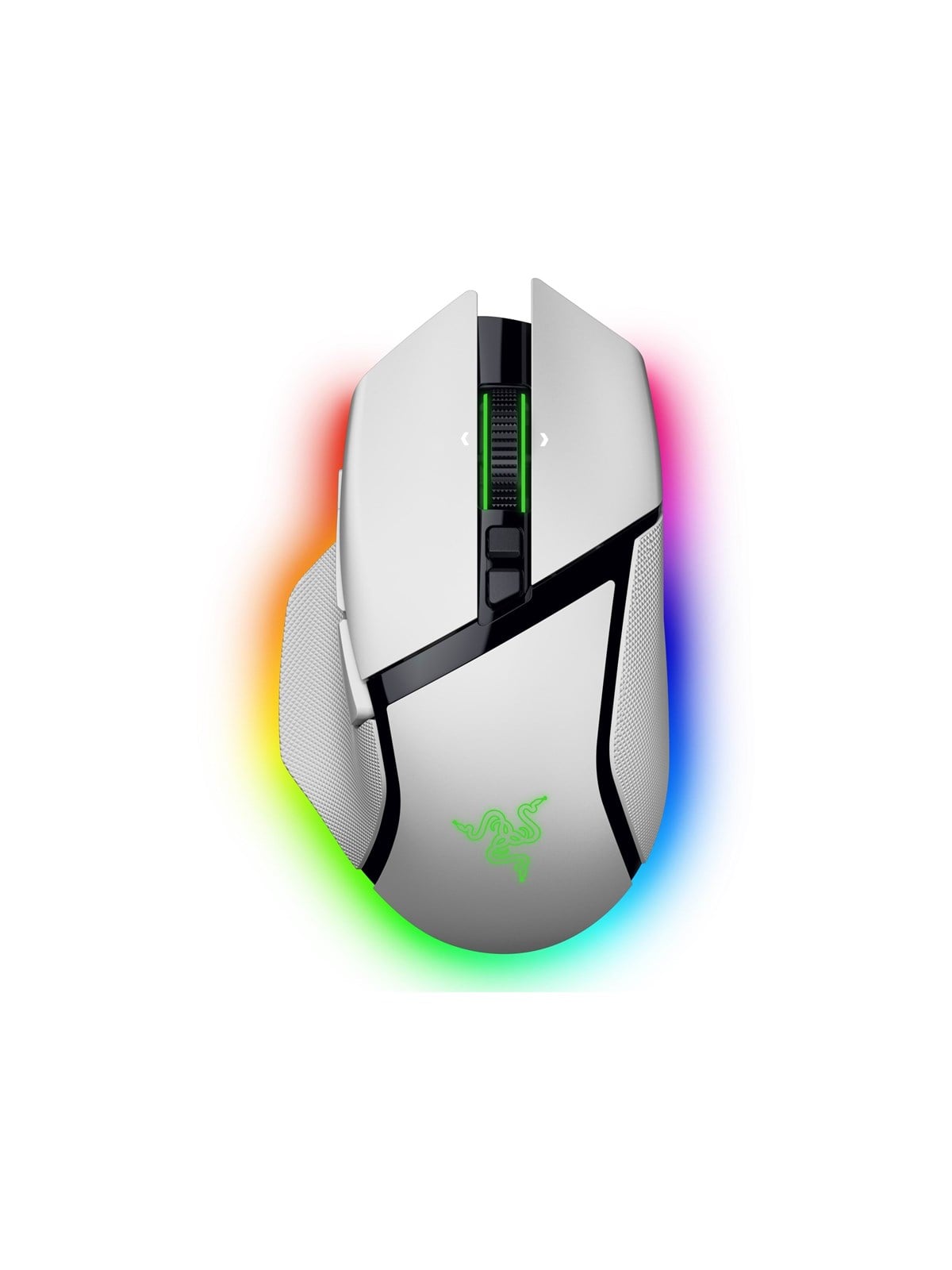 Razer Basilisk V3 Pro 35k - Gaming Maus (Weiß Mit Rgb Licht) - Rz01-05240200-r3g1