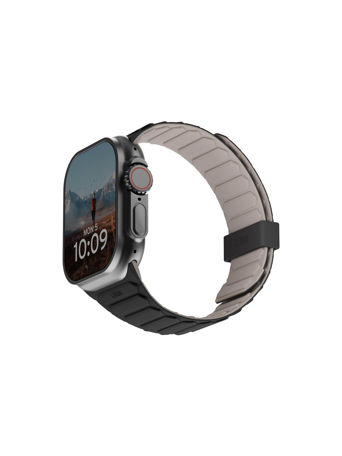 Uag Pathfinder Black/titanium - Apple Watch 49mm/45mm/44mm/42mm - Smartwatch Accessories - 194161114036