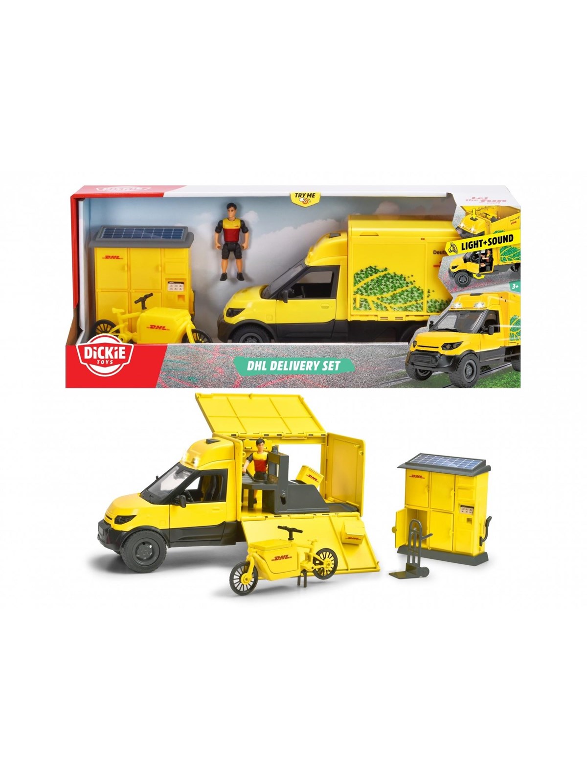 Dickie Toys Dhl Delivery Set - Spielzeugauto - 203747020