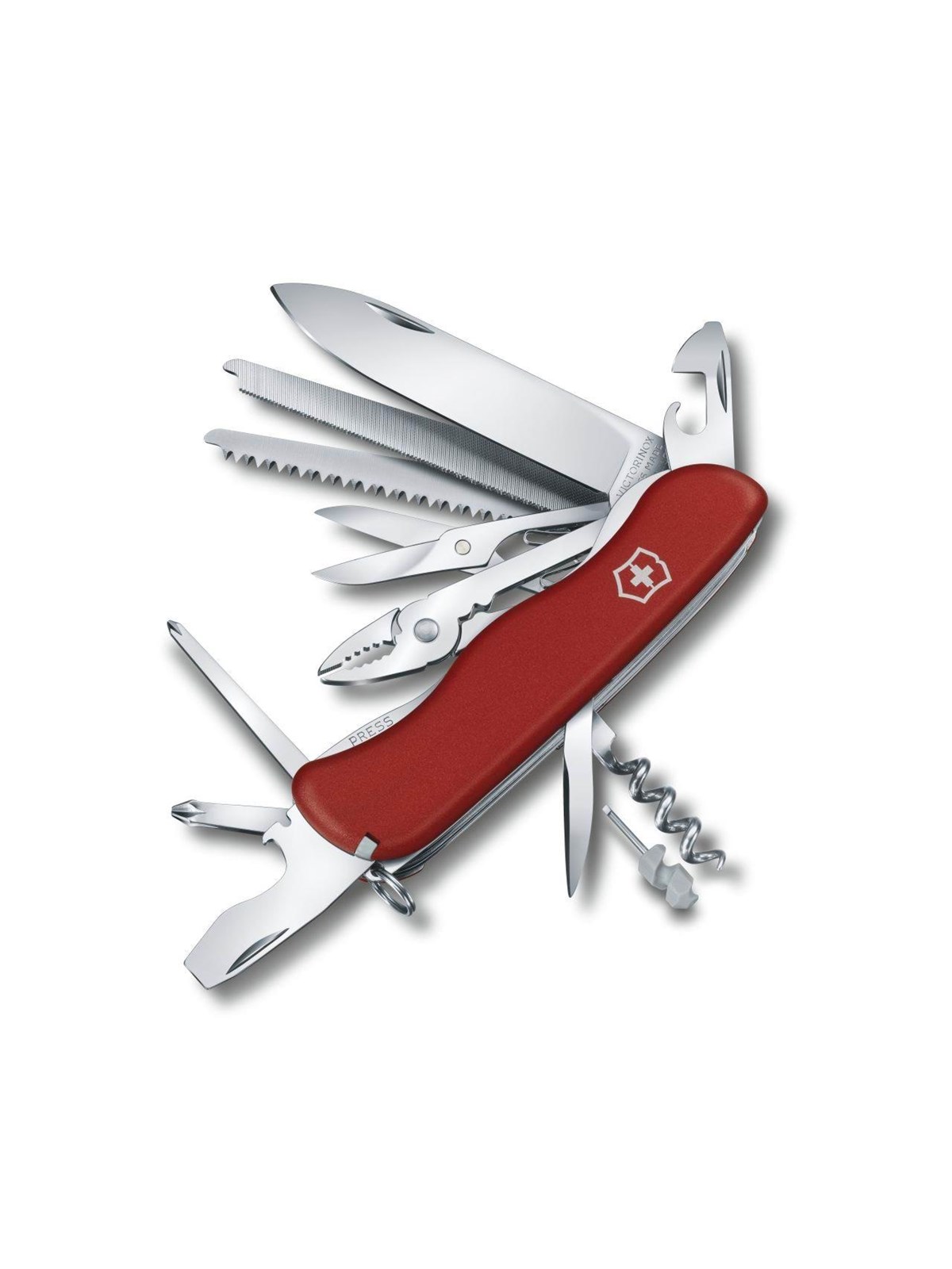 Victorinox Workchamp Locking Blade Swiss Army Knife - 111mm Linear Lock Blade - Multifunktionswerkzeuge - 0.8564