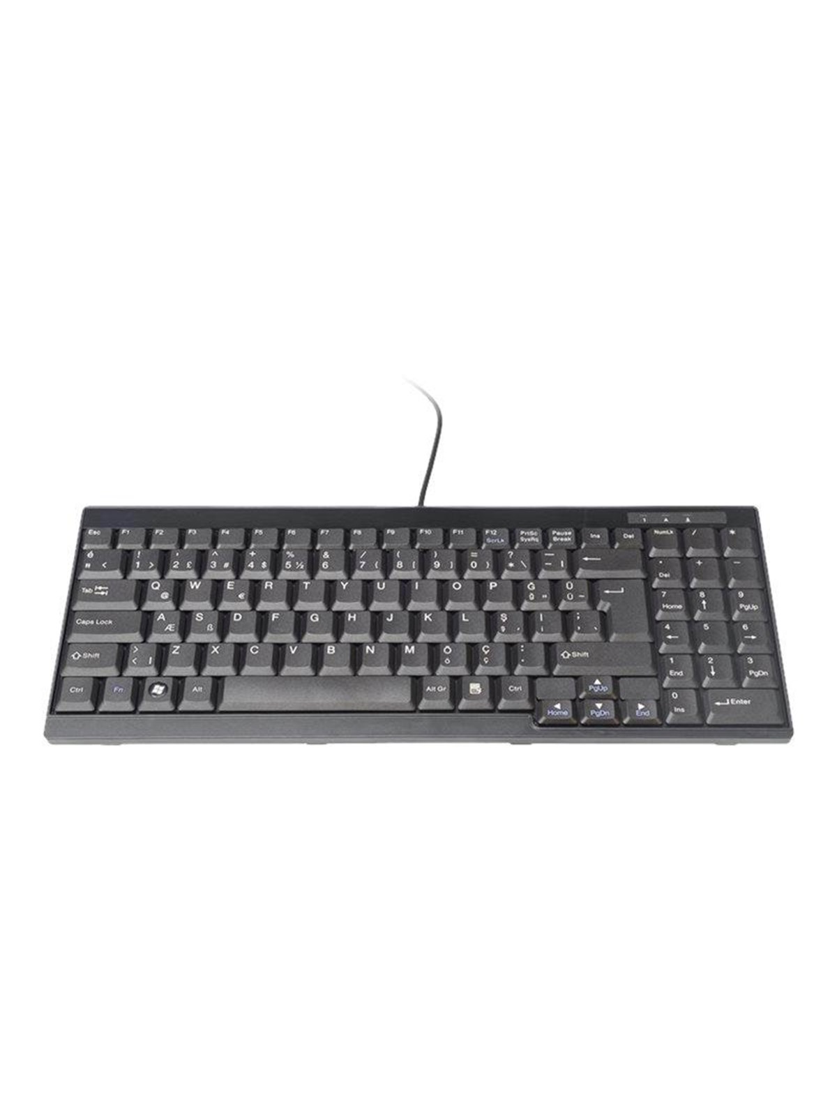 Digitus Ds-72000tr - Keyboard - Qwerty - Turkish - Black Input Device - Tastaturen - Türkisch - Schwarz