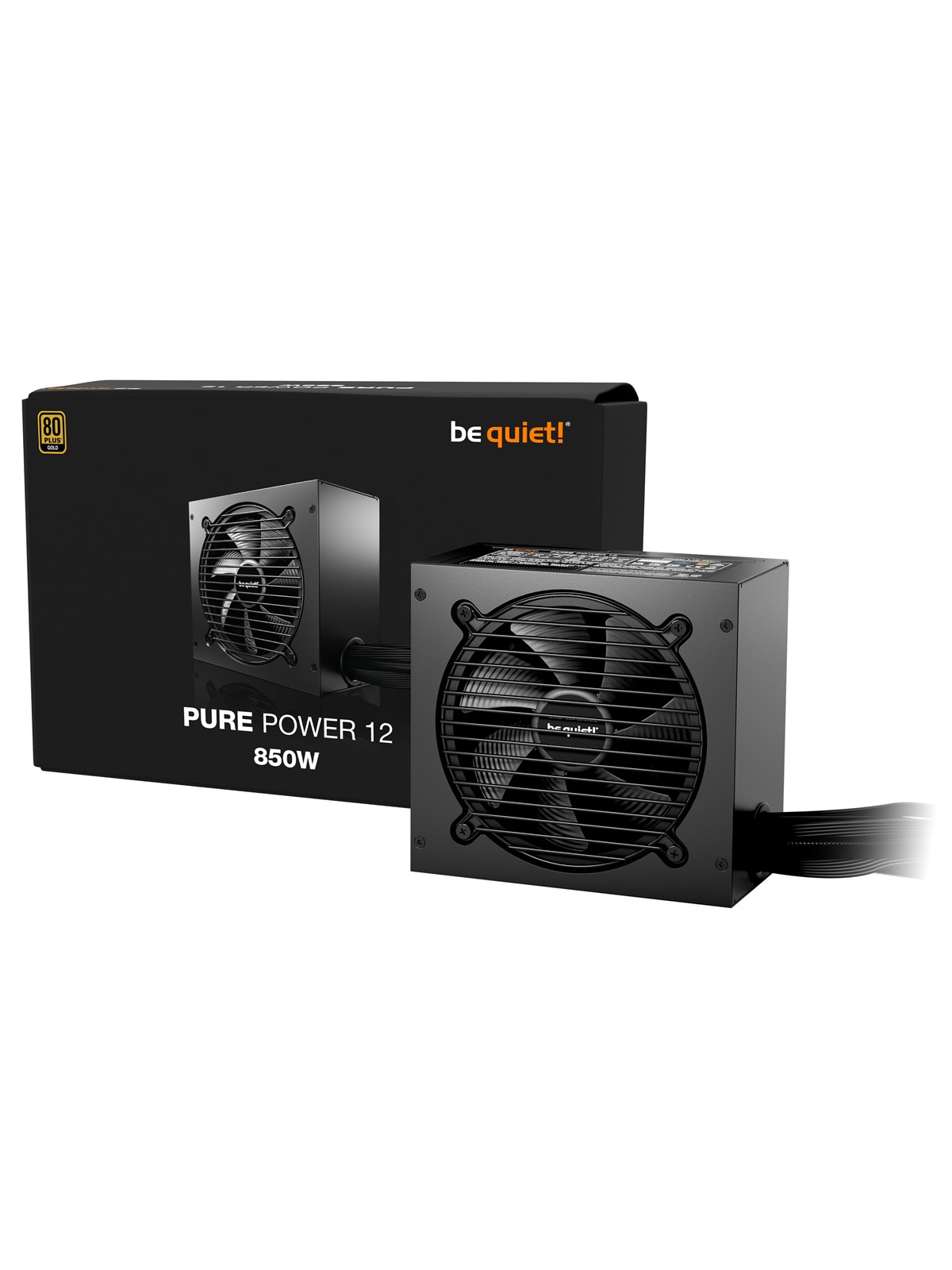 be Quiet! Pure Power 12 850w Netzteile - 850 Watt - 120 mm - Atx 3.1 - 80 Plus Gold Zertifiziert - Bp004eu