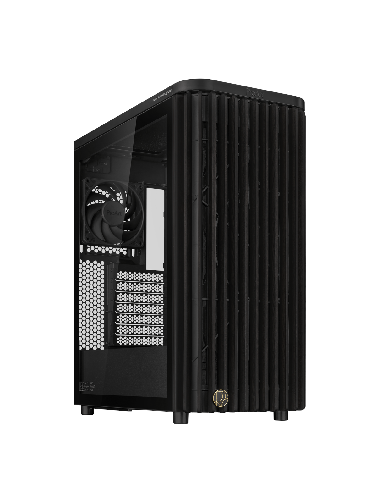 Asus Proart Pa401 Wood TG - Gehäuse - Miditower - Schwarz - Gehaeuse - 90dc00m0-b39000