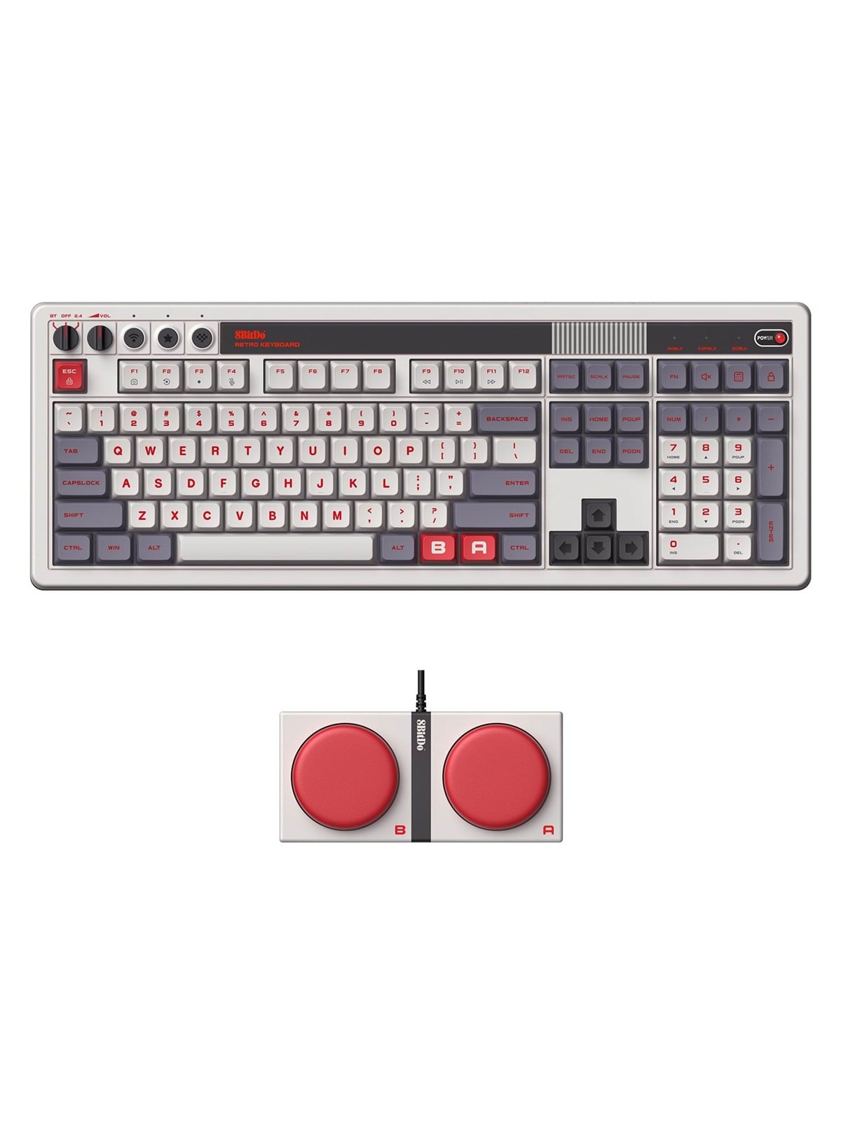 8bitdo Retro 108 Mechanical Keyboard N Edition - Englisch (US) - Tastaturen - Ret00492