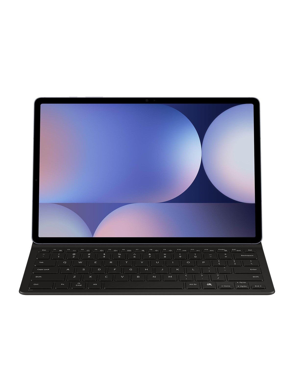 Samsung Galaxy Tab S10+ / Tab S9 FE+ / Tab S9+ - Book Cover Keyboard Slim - Black (German) - Tastatur & Folio-set - Schwarz - Tastaturen - Ef-