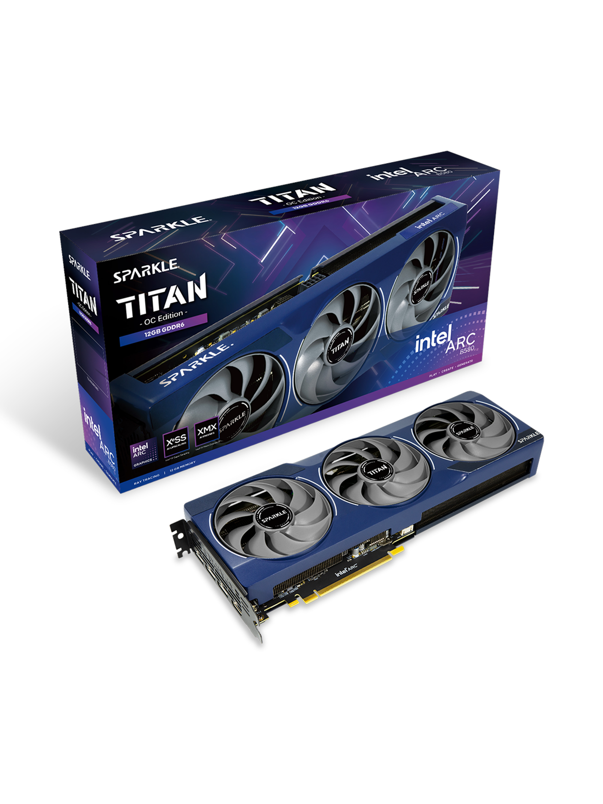 Sparkle Arc B580 Titan OC - 12gb Gddr6 Ram - Grafikkarte - 1a1-s00421500g