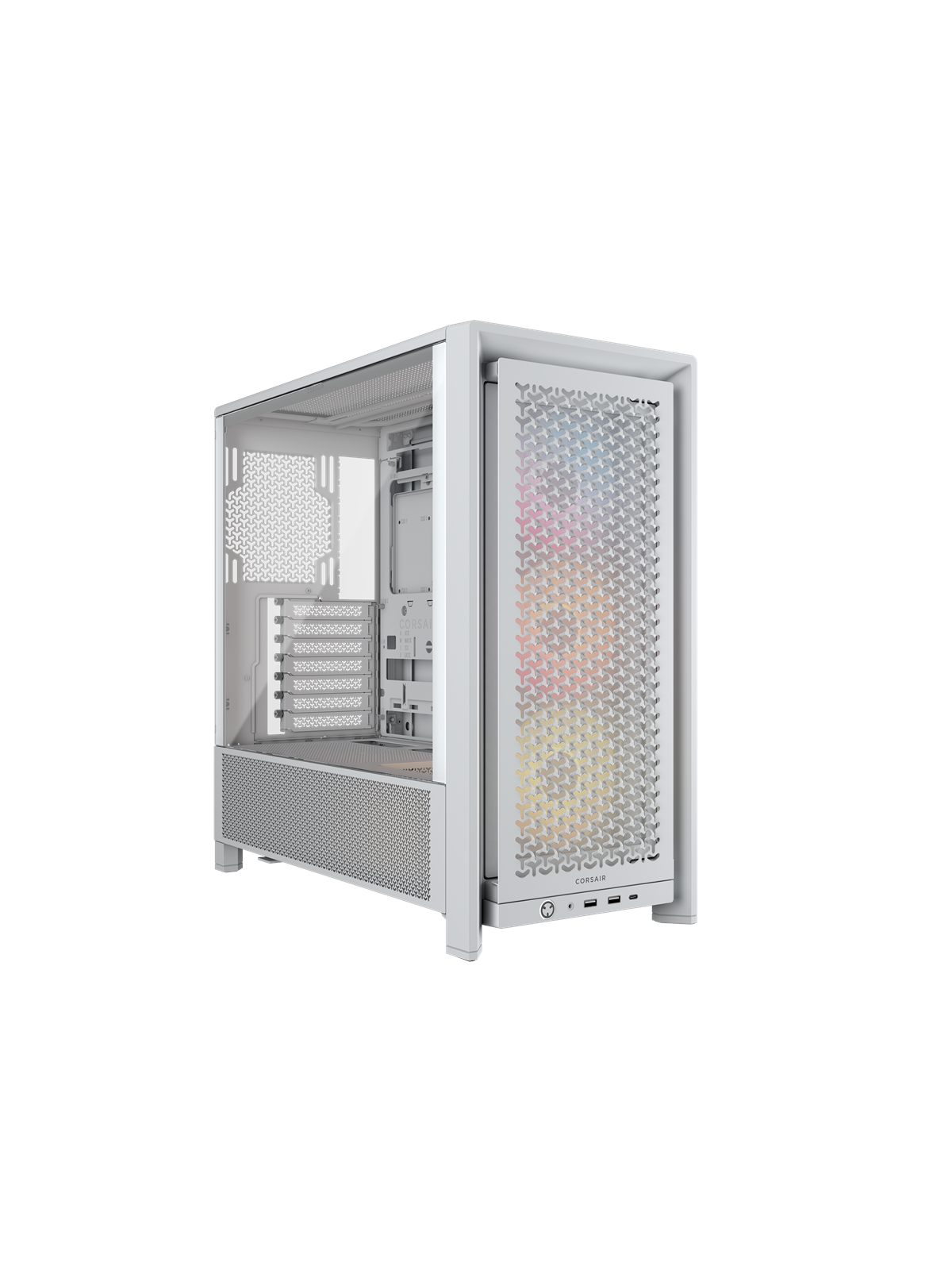 Corsair Frame 4000d RS Argb - Gehäuse - Miditower - Weiß - Gehaeuse - Cc-9011297-ww