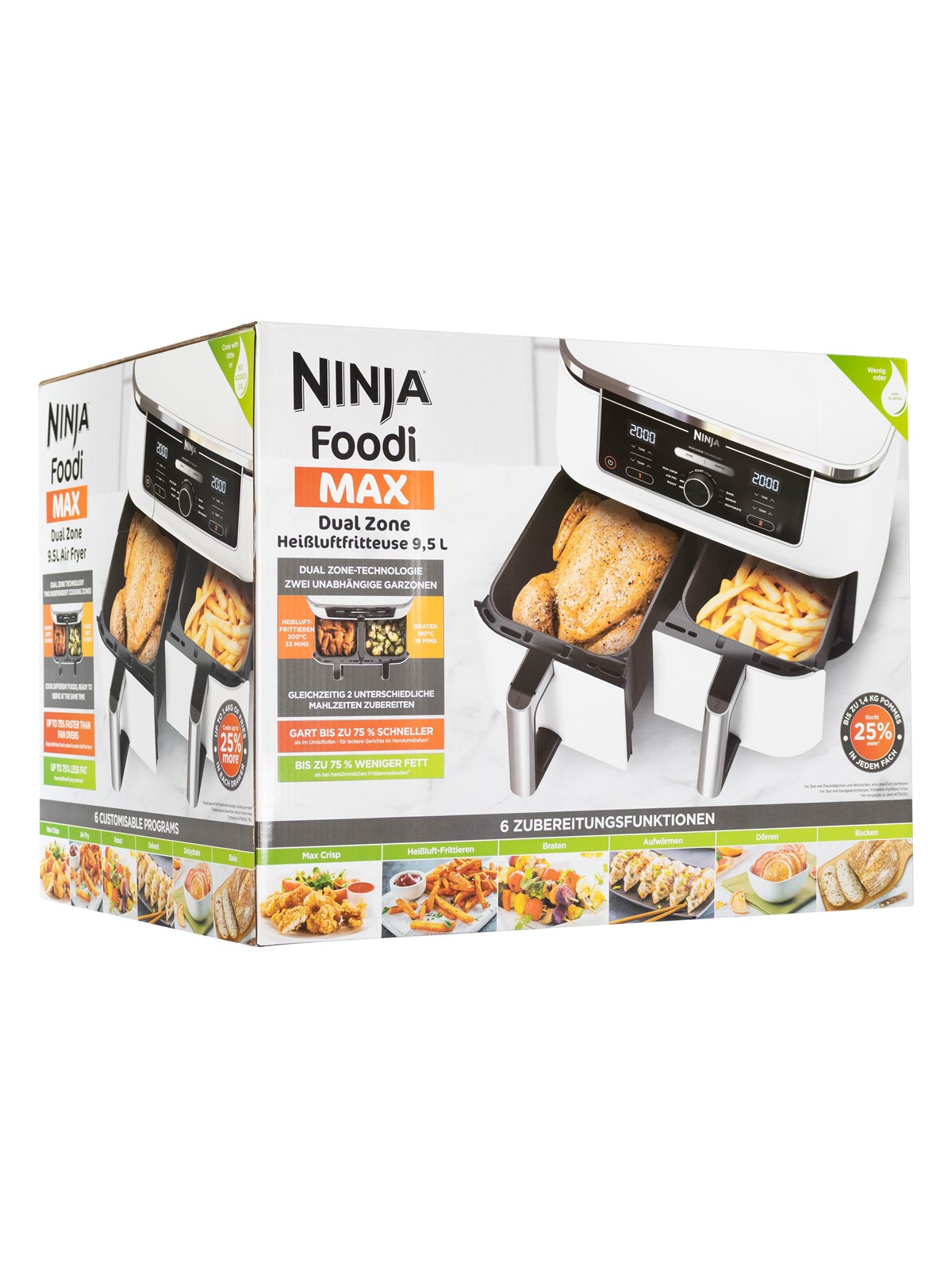 Ninja Foodi Max Af400eu - White - Heissluftfritteusen - Af400euwh