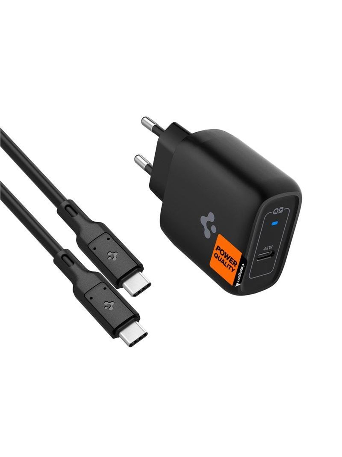 Spigen Arcstation Pro 45w Wall Charger - Black - Handys Adapter Und Ladegeraete - Ach02588