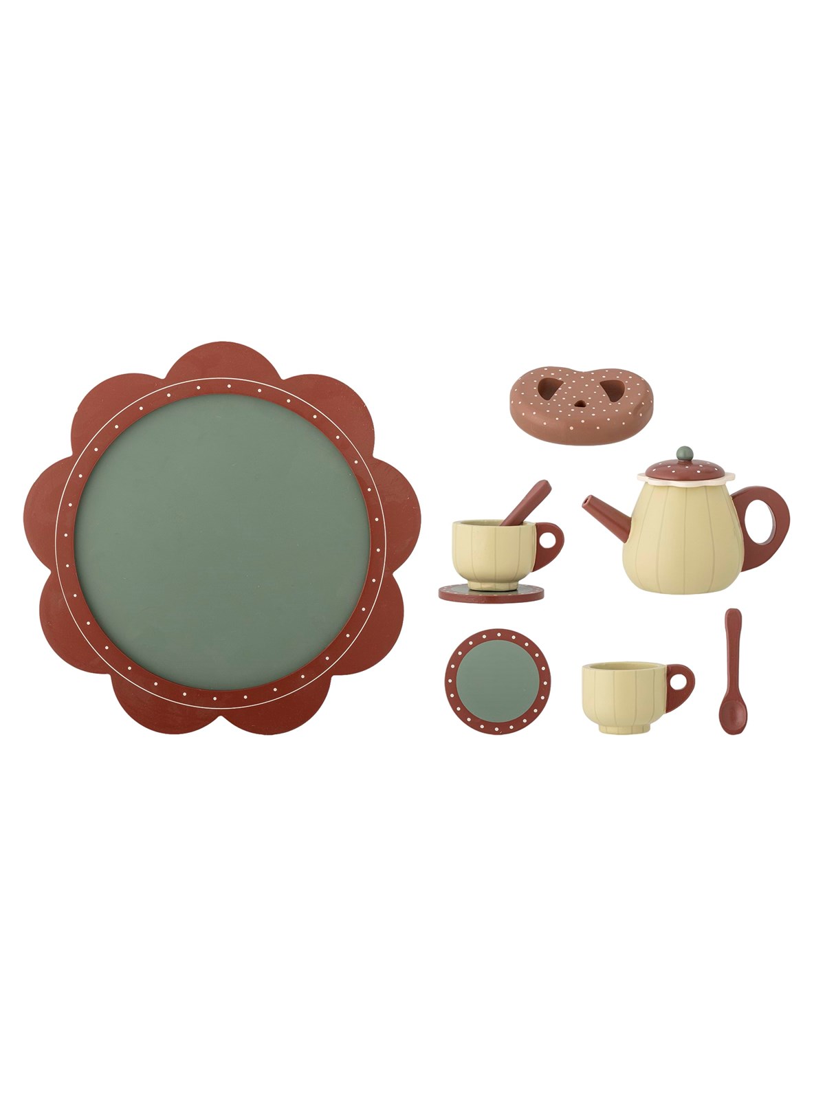 Bloomingville Mini Bette Tea Play Set Brow - Holzspielzeug - 82058447