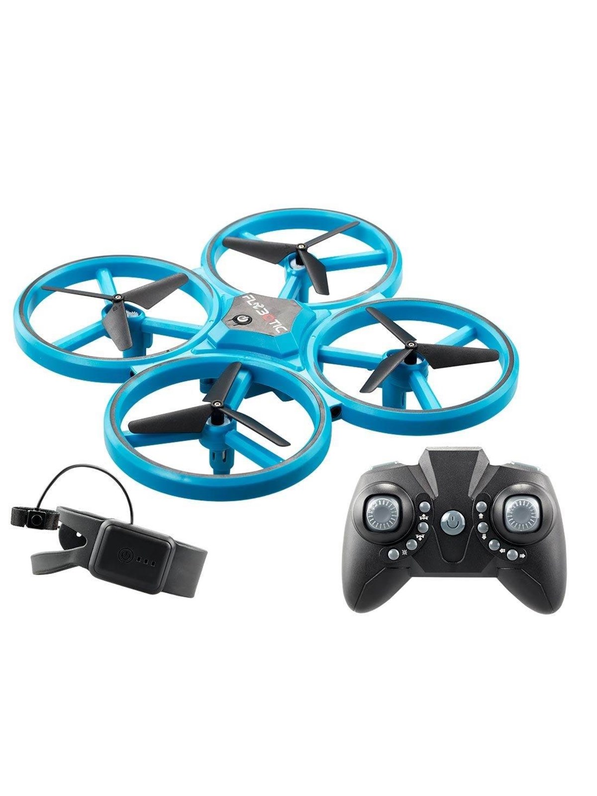 Silverlit Flybotic Flashing Drone Blue - Ferngesteuert - 84600